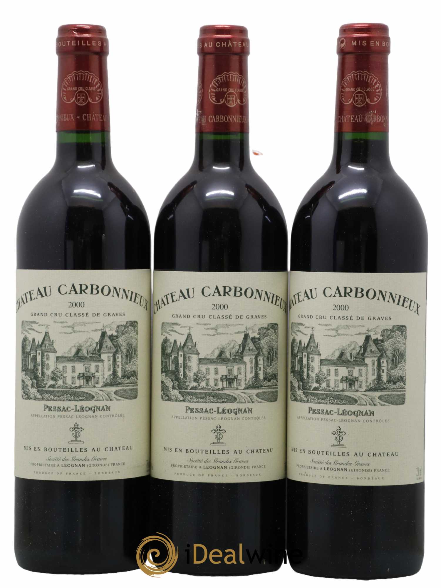 Château Carbonnieux Cru Classé de Graves 2000 - Lot de 12 bouteilles - 4
