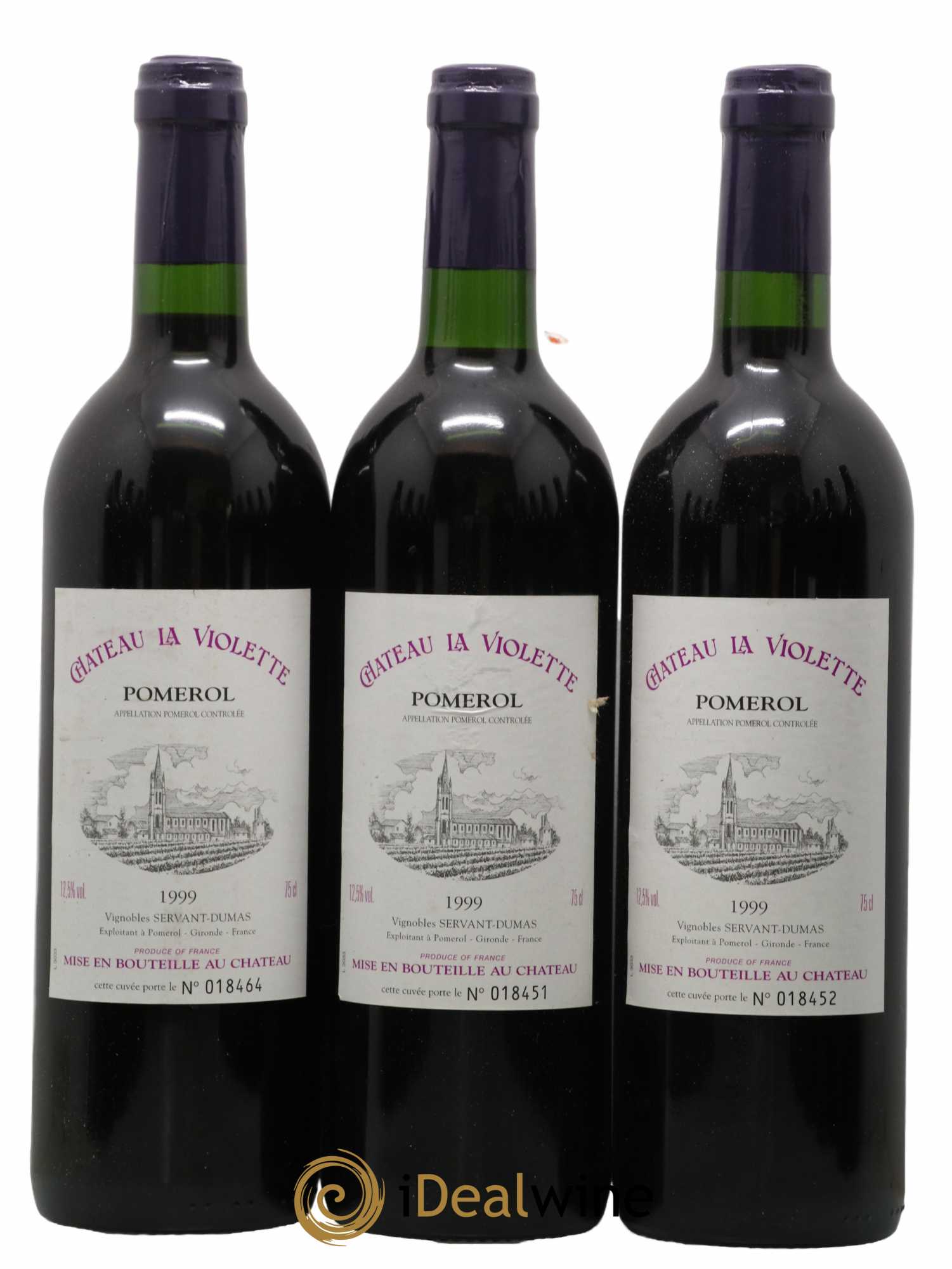 Château la Violette 1999 - Lot of 12 bottles - 1
