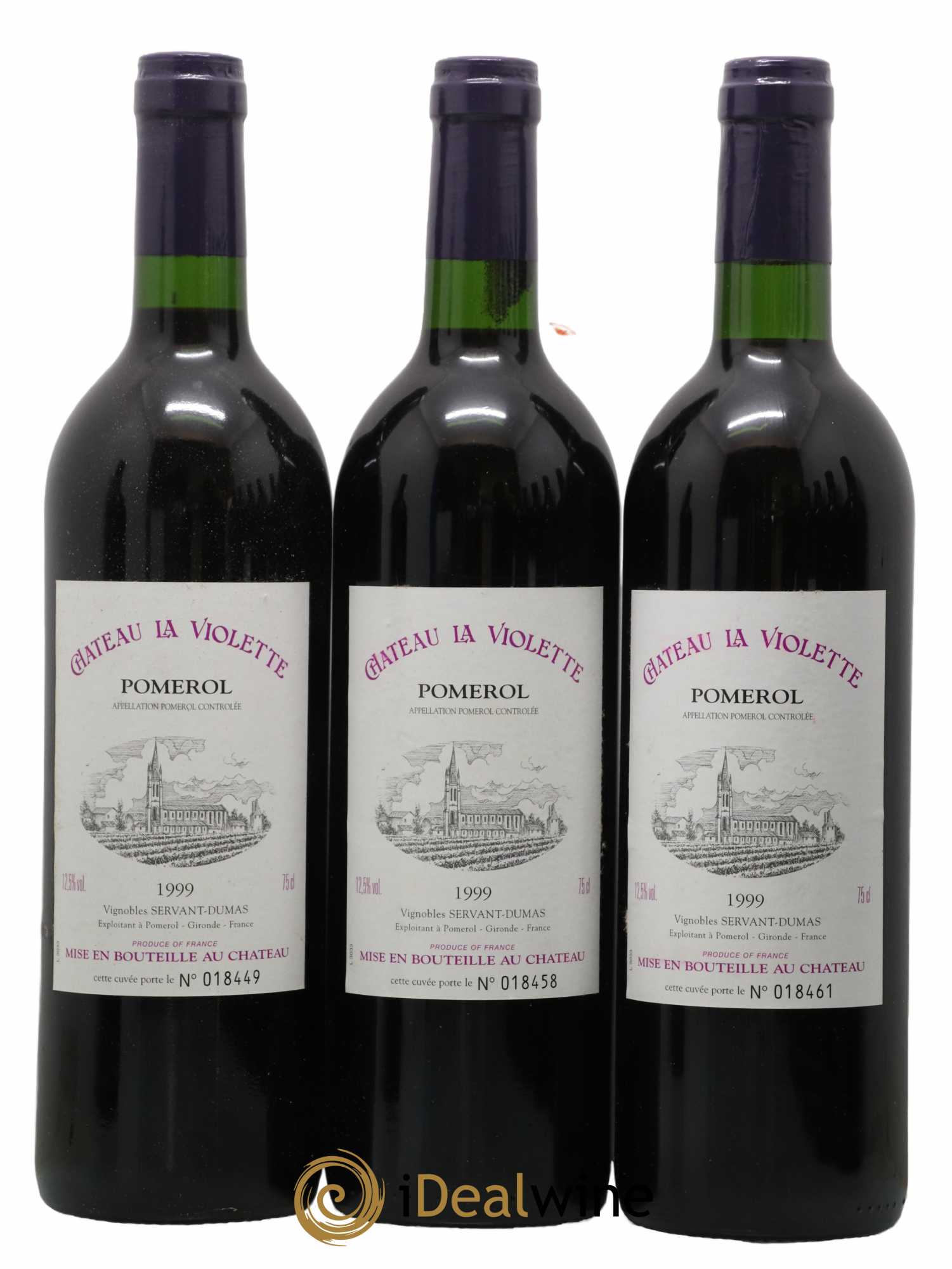Château la Violette 1999 - Lot of 12 bottles - 2