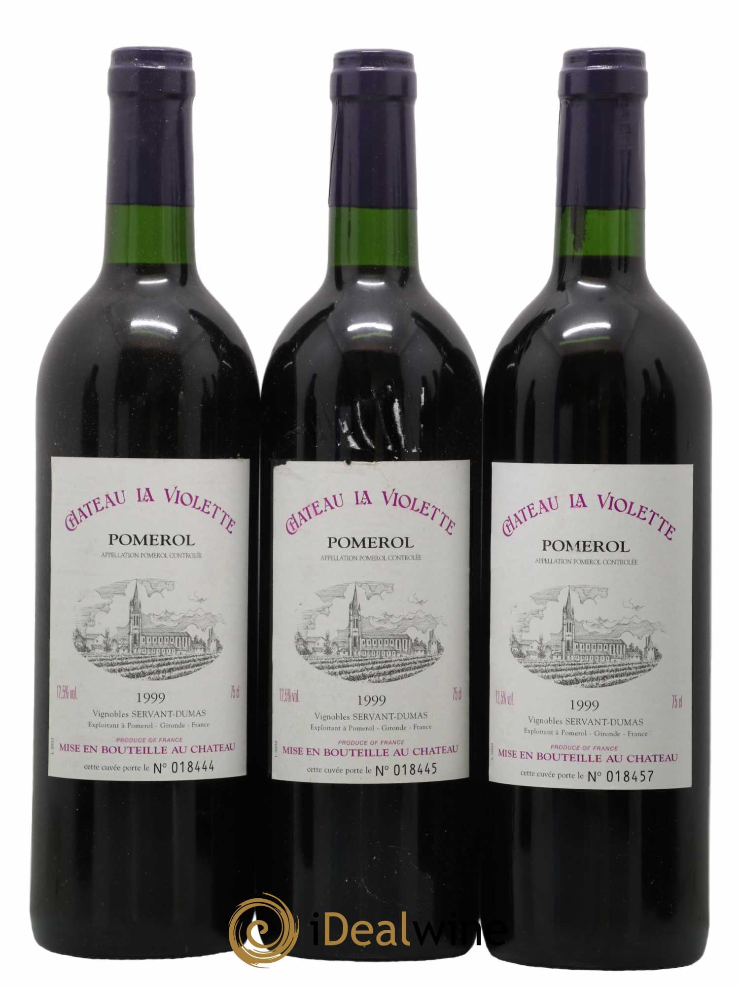 Château la Violette 1999 - Lot of 12 bottles - 3