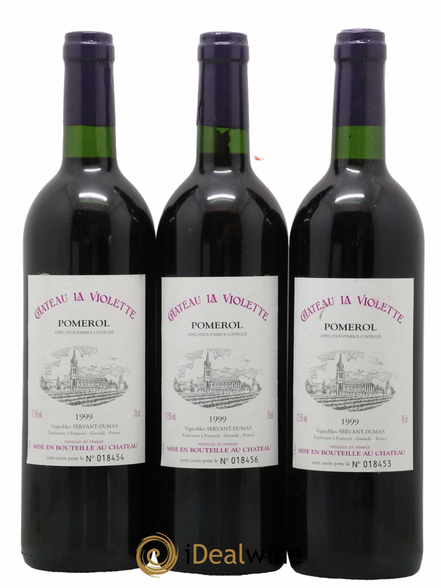 Château la Violette 1999 - Lot of 12 bottles - 4