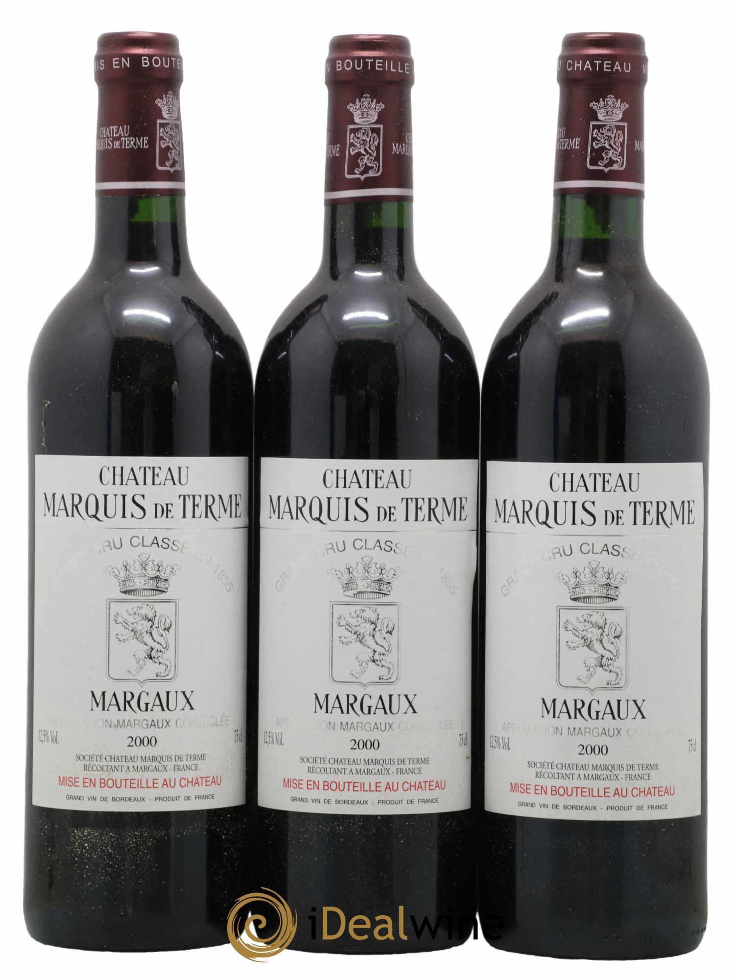 Château Marquis de Terme 4ème Grand Cru Classé 2000 - Lot de 12 bouteilles - 4