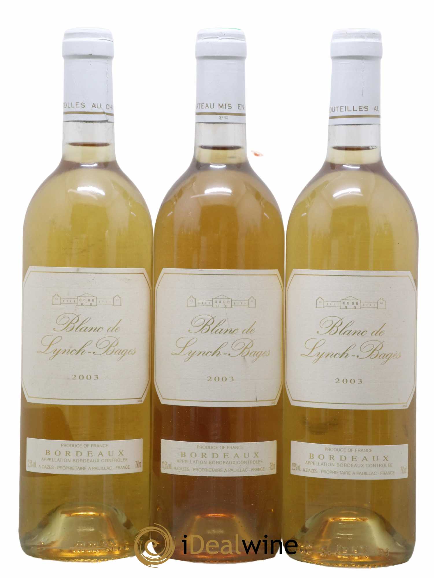 Blanc de Lynch Bages 2003 - Lot de 12 bouteilles - 2