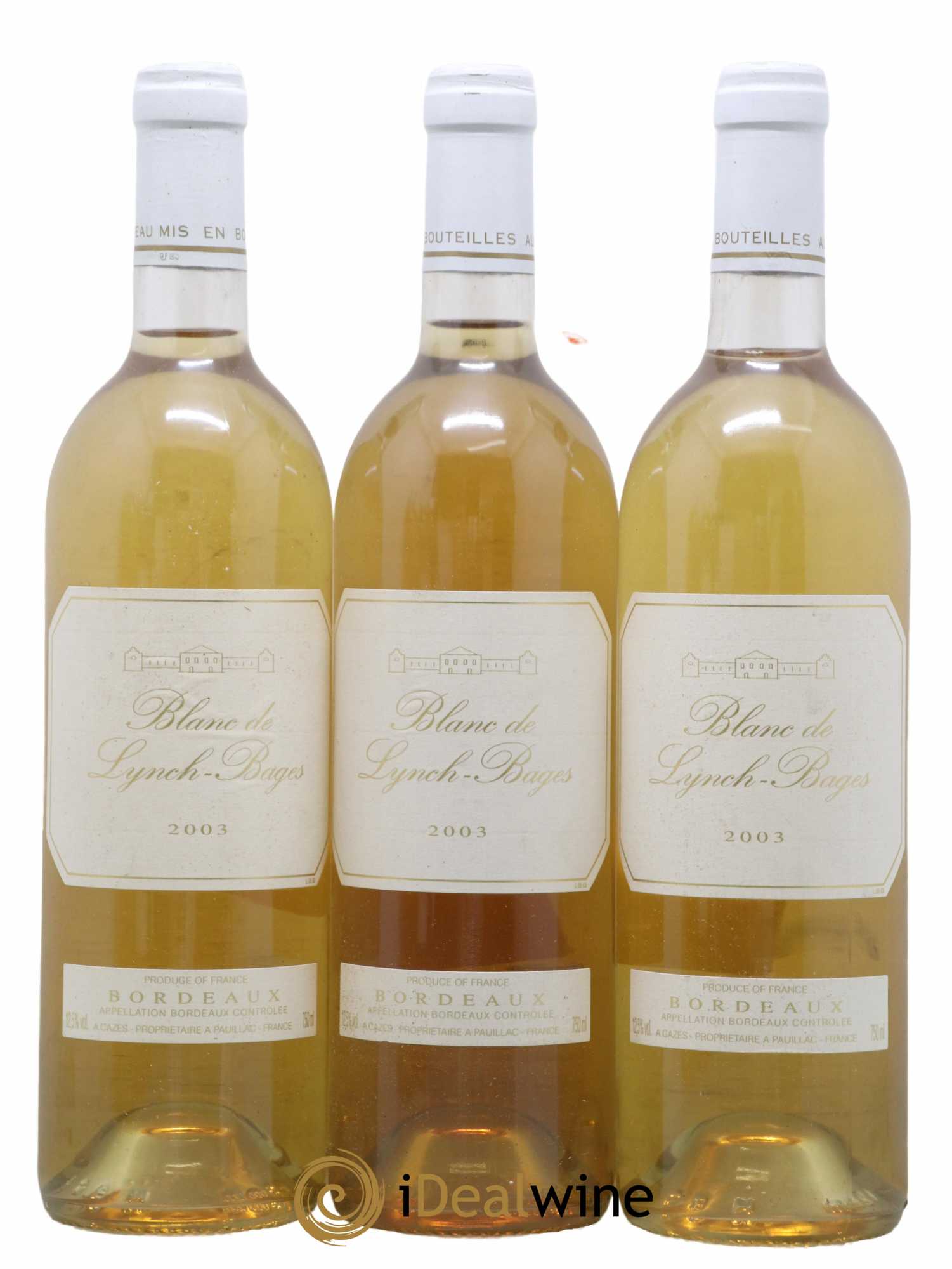 Blanc de Lynch Bages 2003 - Lot de 12 bouteilles - 3