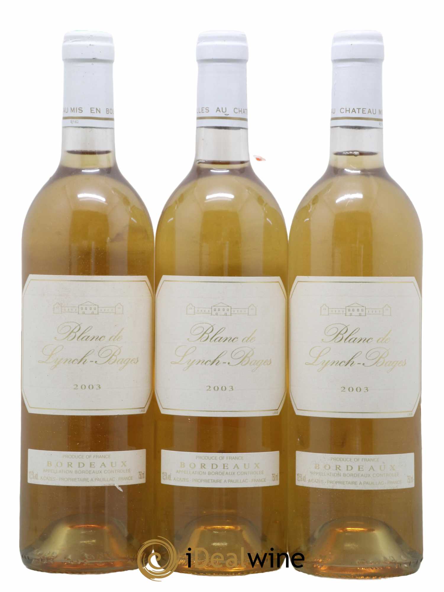 Blanc de Lynch Bages 2003 - Lot de 12 bouteilles - 4