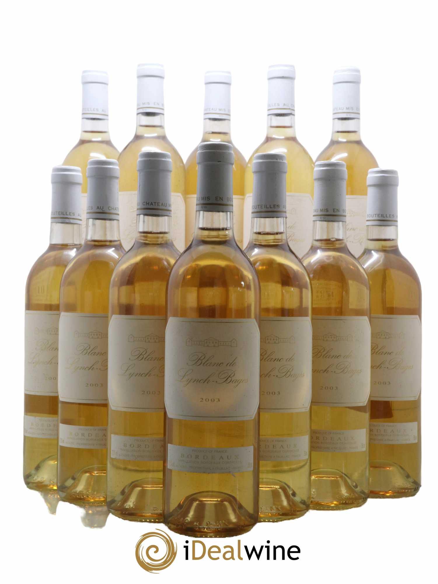 Blanc de Lynch Bages 2003 - Lot de 12 bouteilles - 0