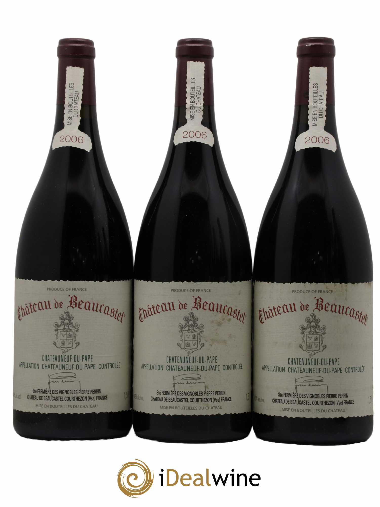 Châteauneuf-du-Pape Château de Beaucastel Famille Perrin 2006 - Lot de 6 magnums - 1