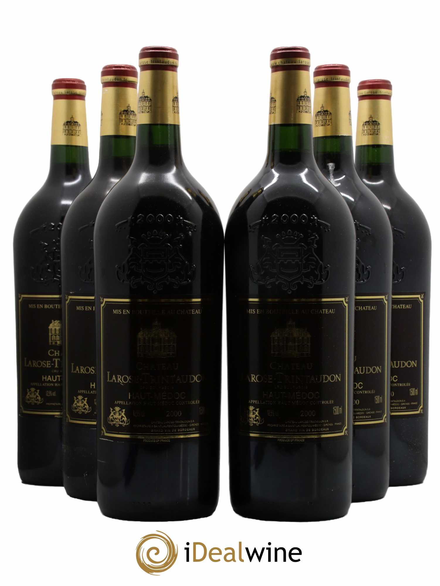 Château Larose Trintaudon Cru Bourgeois 2000 - Lot de 6 magnums - 0