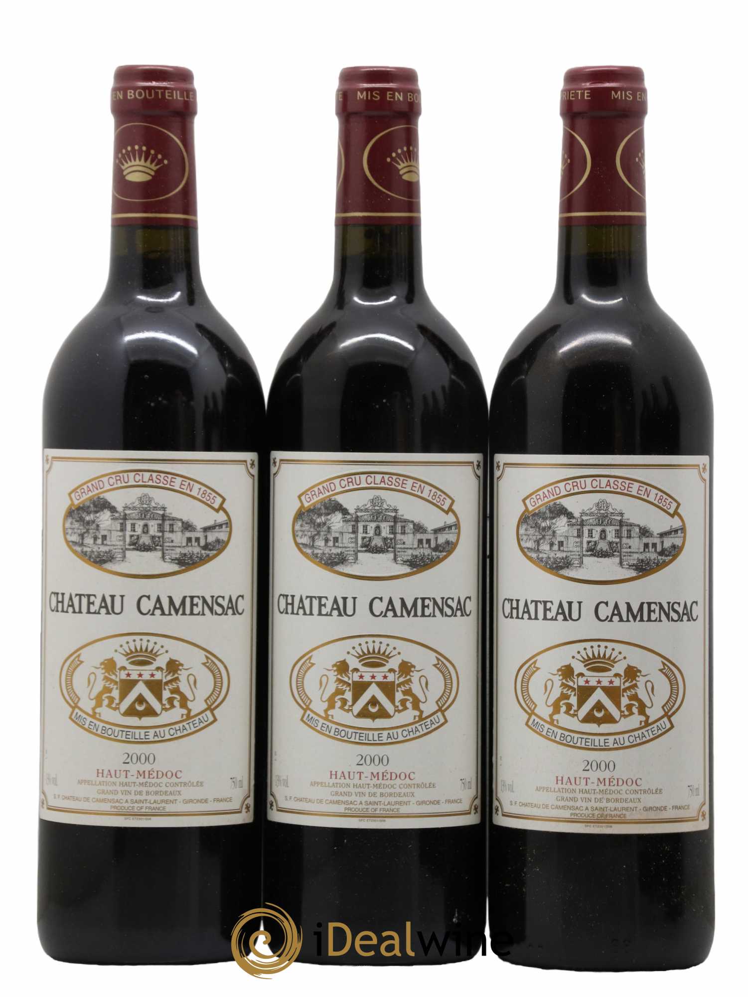 Château Camensac 5ème Grand Cru Classé 2000 - Lot de 12 bouteilles - 3