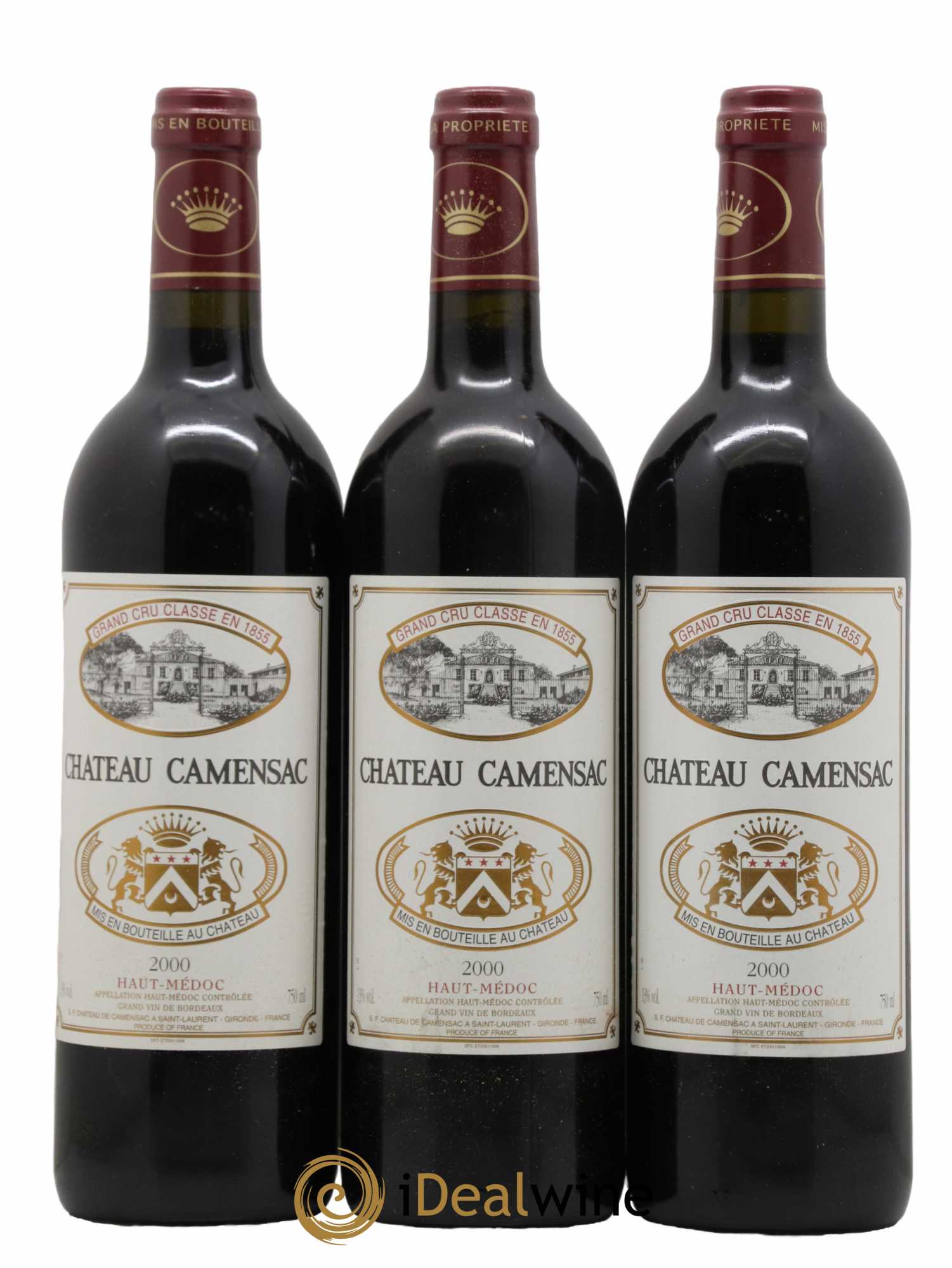 Château Camensac 5ème Grand Cru Classé 2000 - Lot de 12 bouteilles - 4