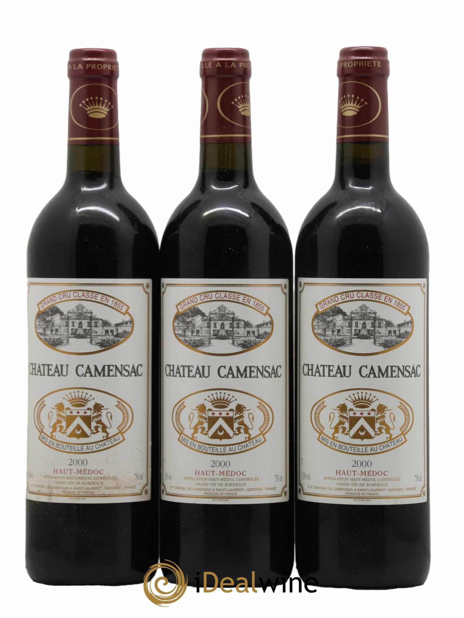 Château Camensac 5ème Grand Cru Classé 2000 - Lot de 12 bouteilles - 4