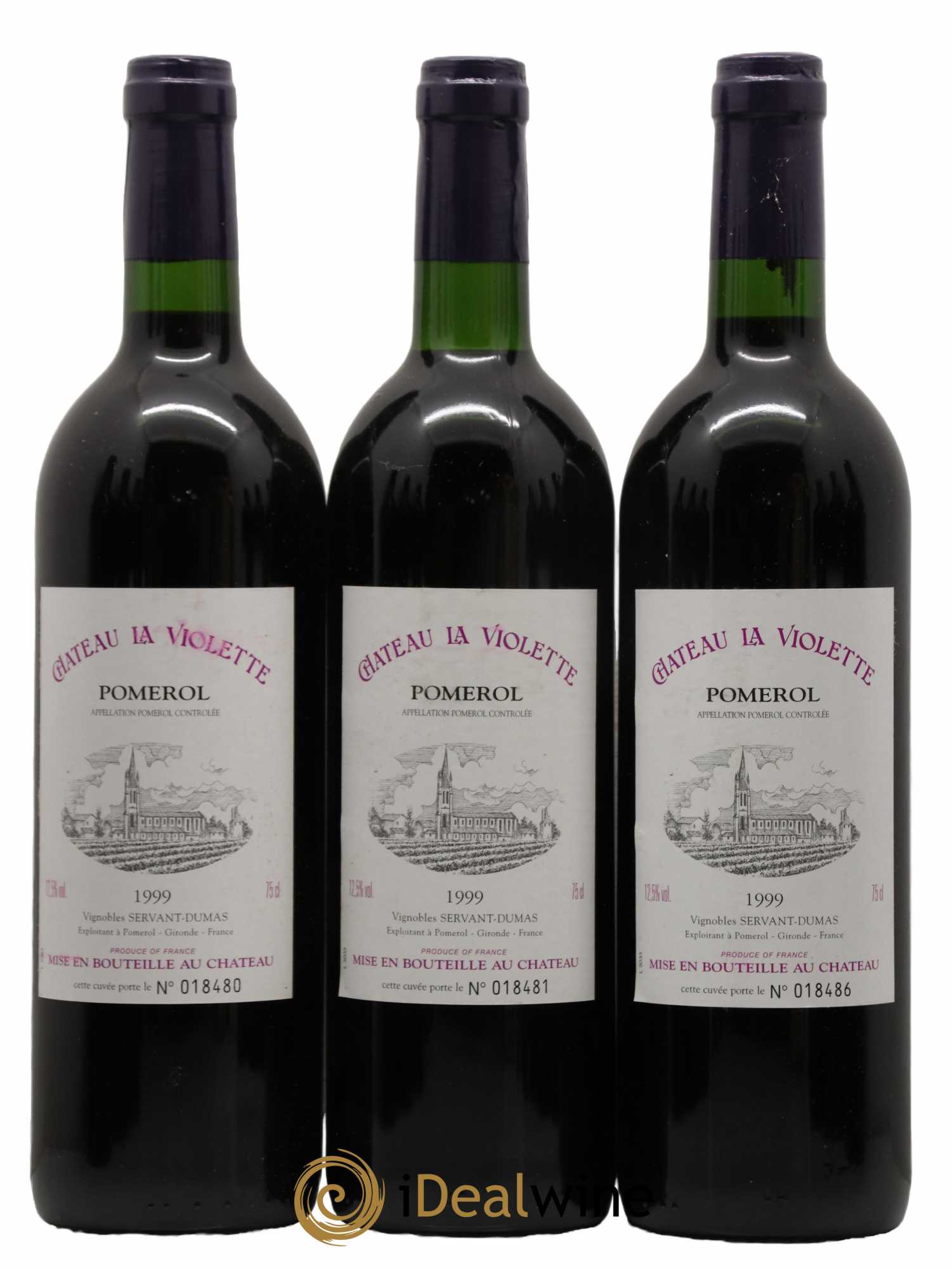 Château la Violette 1999 - Lot de 12 bouteilles - 2