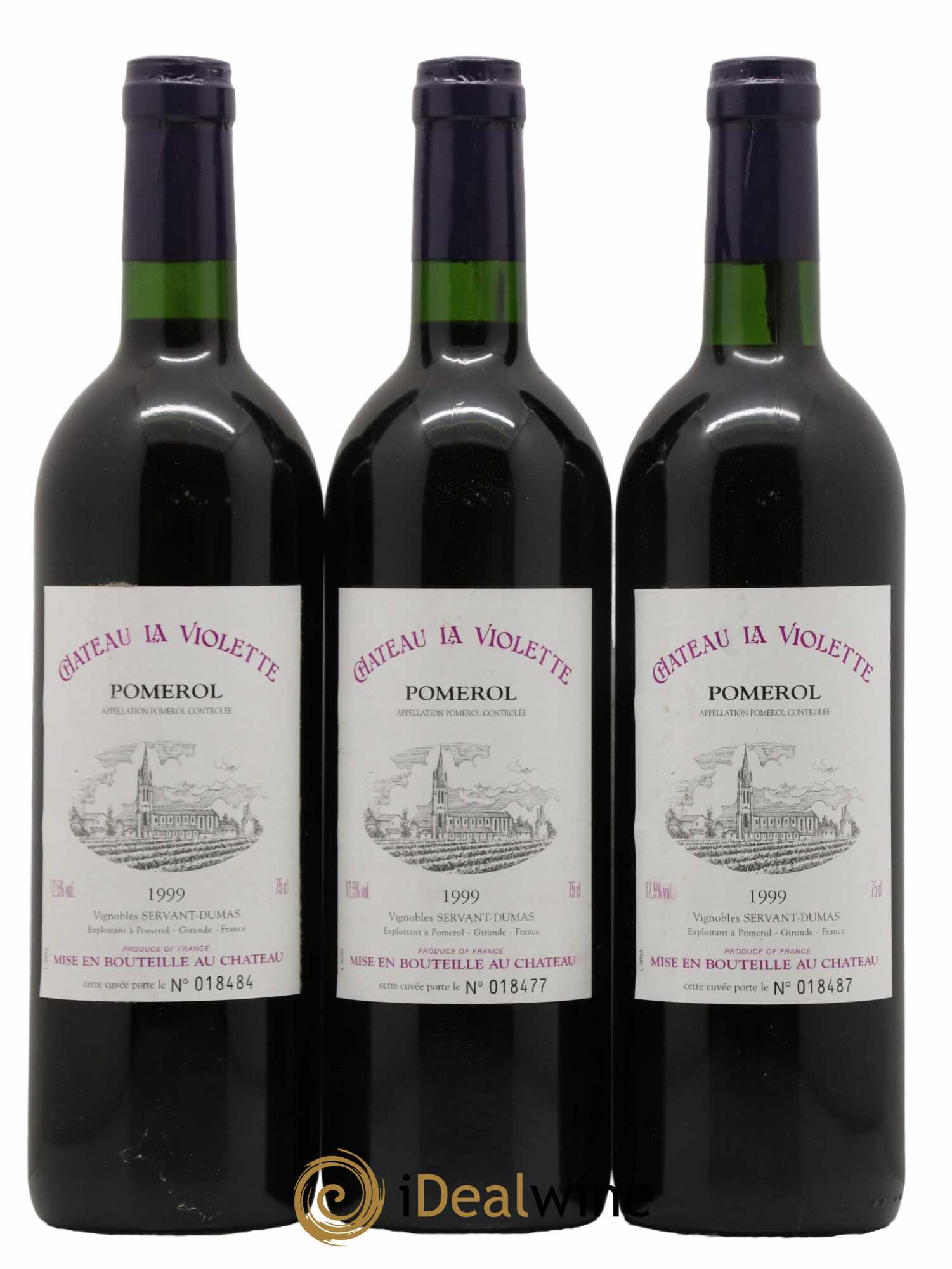Château la Violette 1999 - Lot de 12 bouteilles - 4