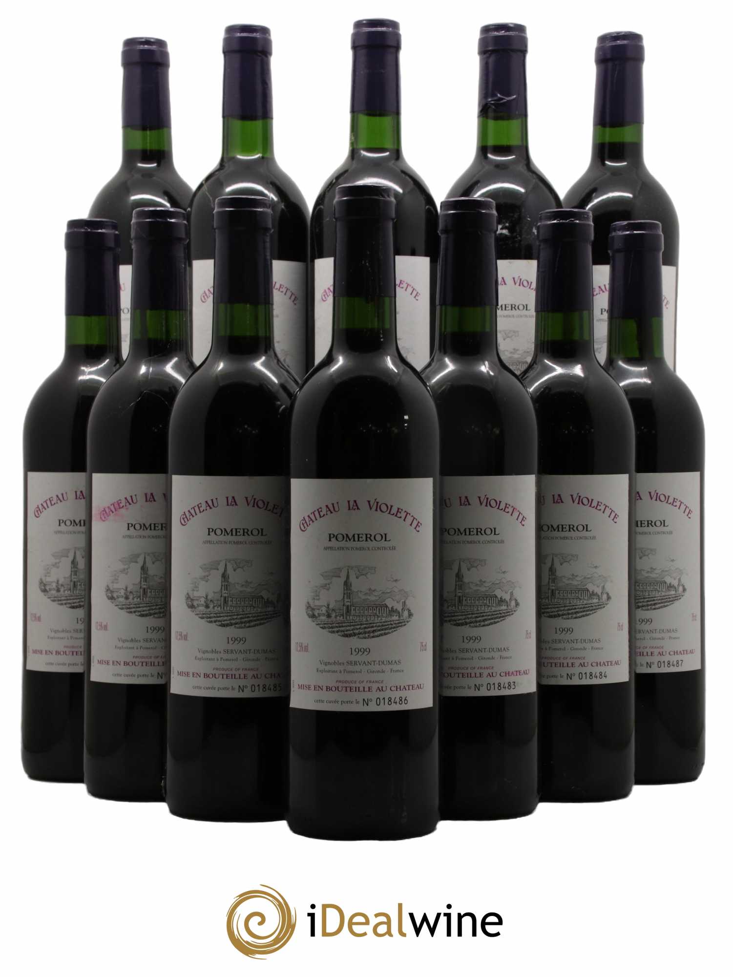 Château la Violette 1999 - Lot de 12 bouteilles - 0