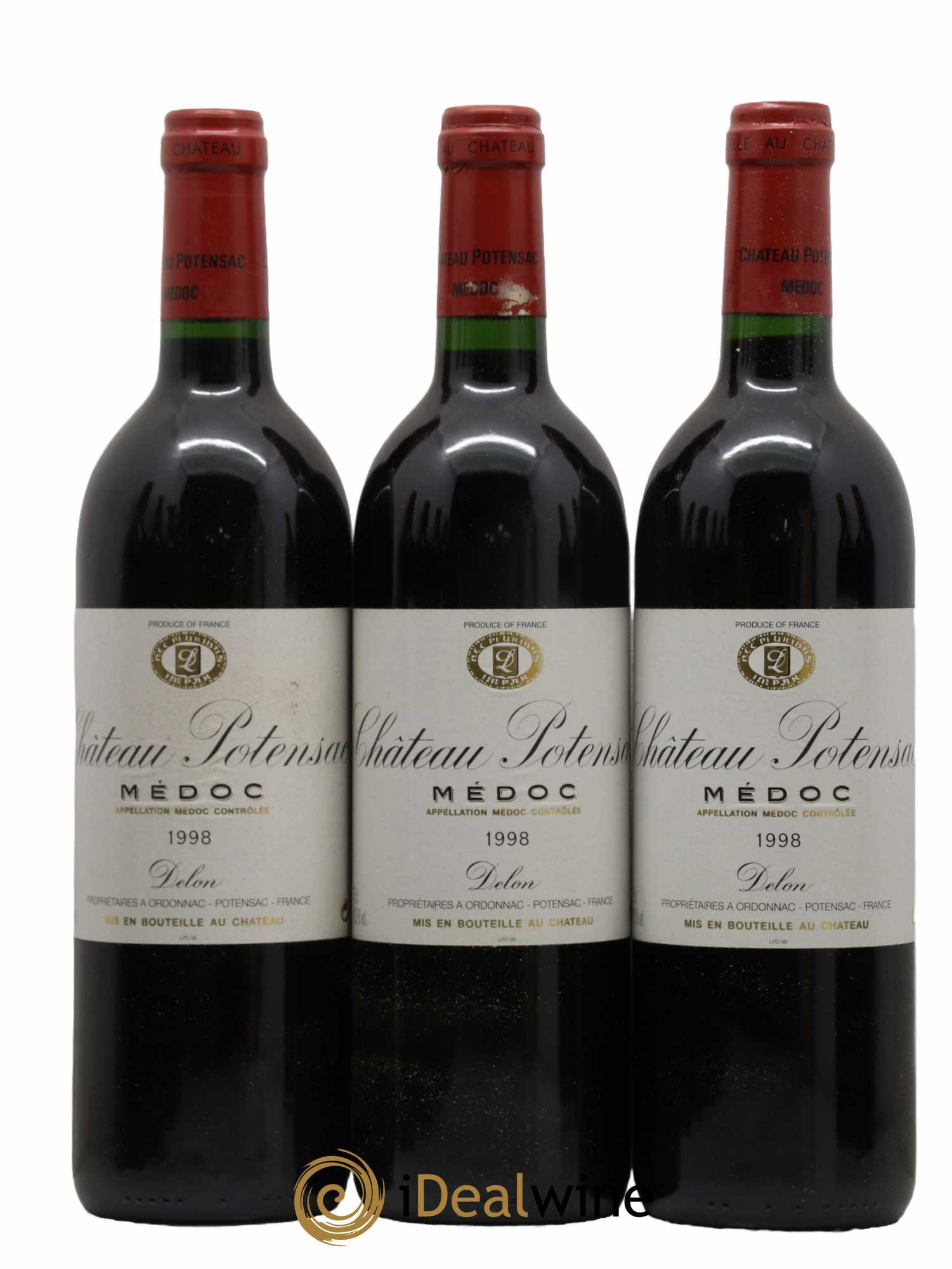 Château Potensac 1998 - Lot de 12 bouteilles - 3