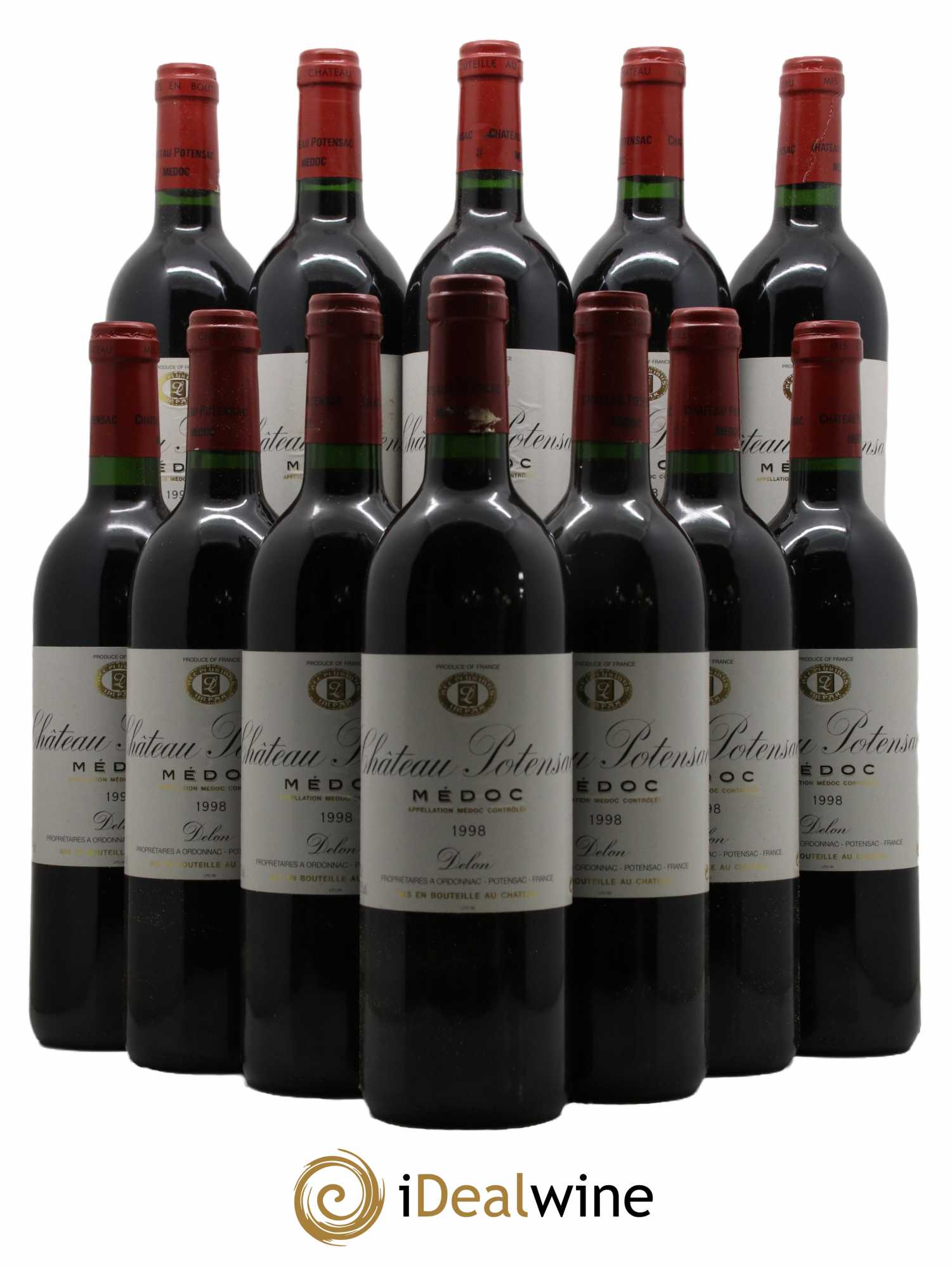 Château Potensac 1998 - Lot de 12 bouteilles - 0