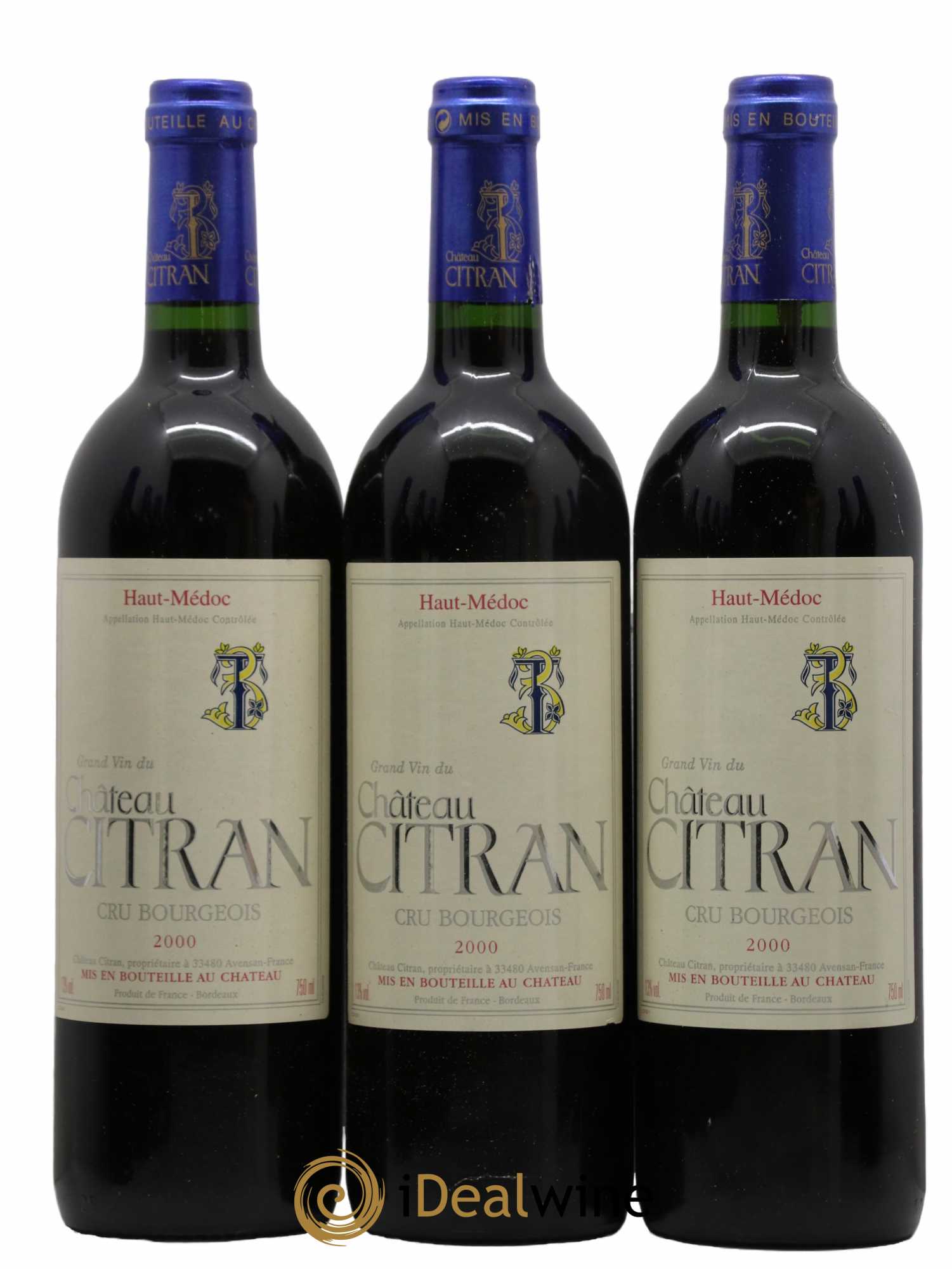 Château Citran Cru Bourgeois 2000 - Lot de 12 bouteilles - 2