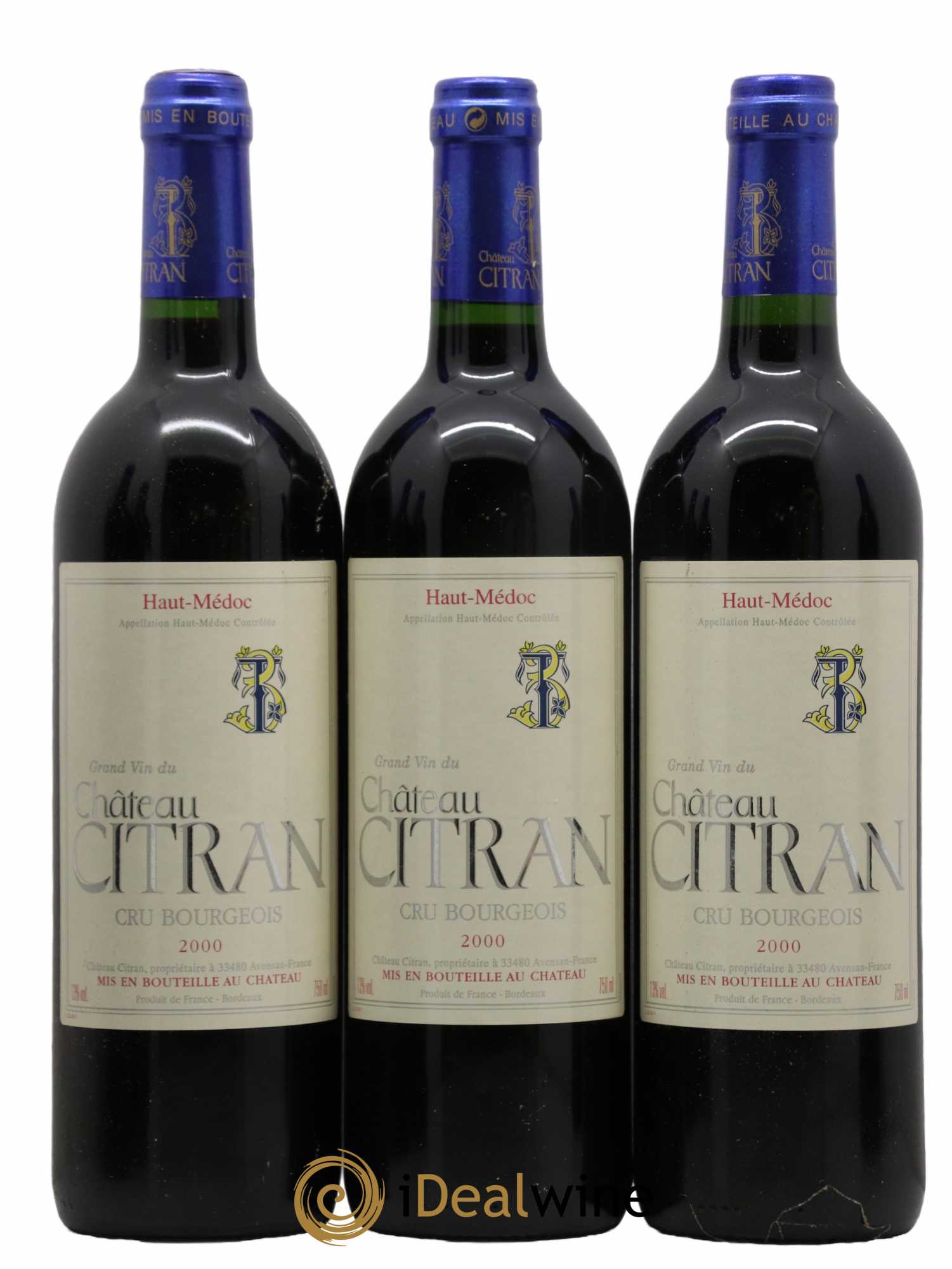 Château Citran Cru Bourgeois 2000 - Lot de 12 bouteilles - 3