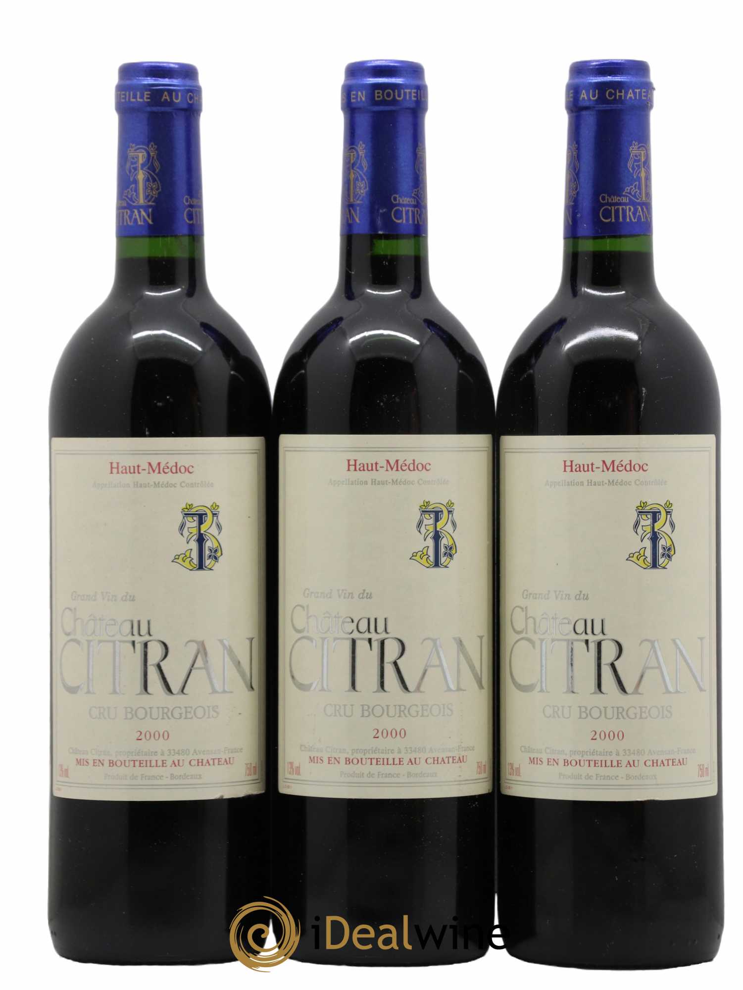 Château Citran Cru Bourgeois 2000 - Lot de 12 bouteilles - 4