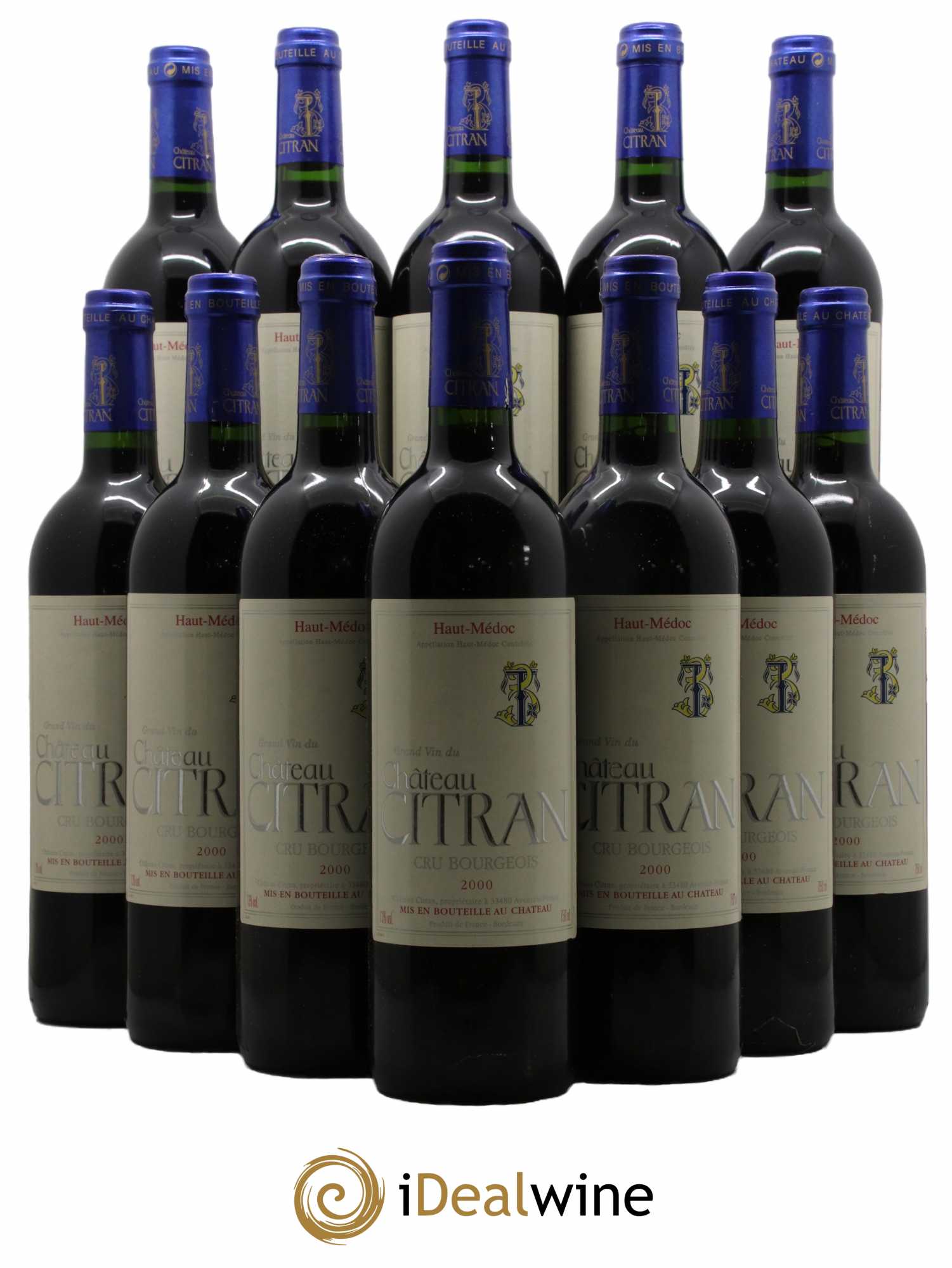 Château Citran Cru Bourgeois 2000 - Lot de 12 bouteilles - 0