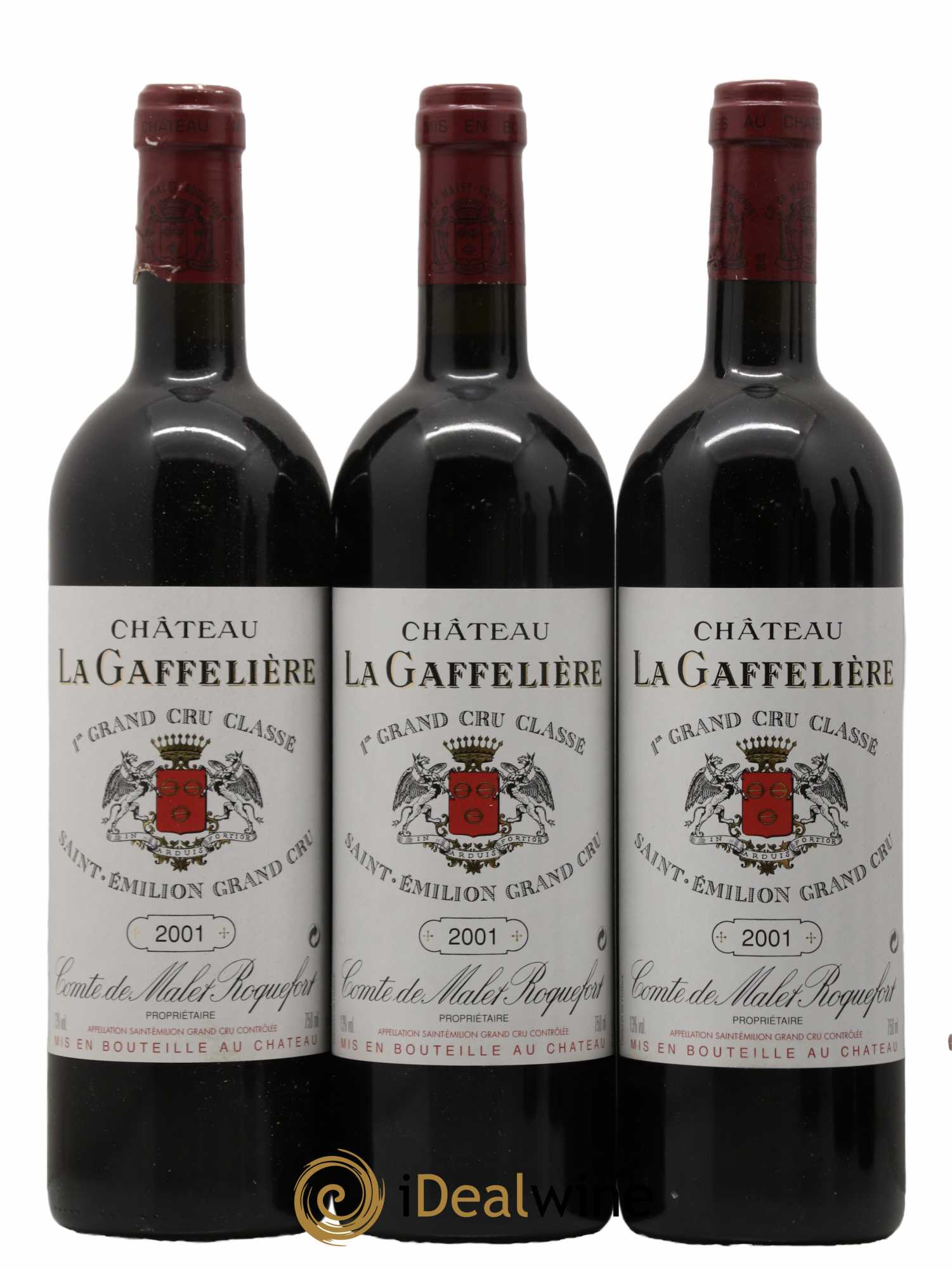 Château la Gaffelière 1er Grand Cru Classé B 2001 - Lot de 6 bouteilles - 1