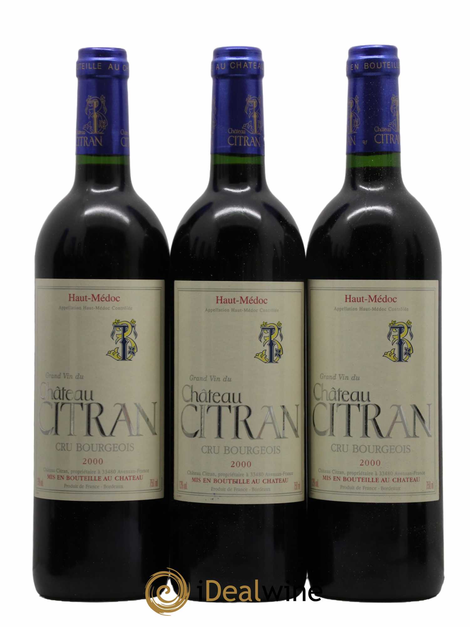 Château Citran Cru Bourgeois 2000 - Lot de 12 bouteilles - 2
