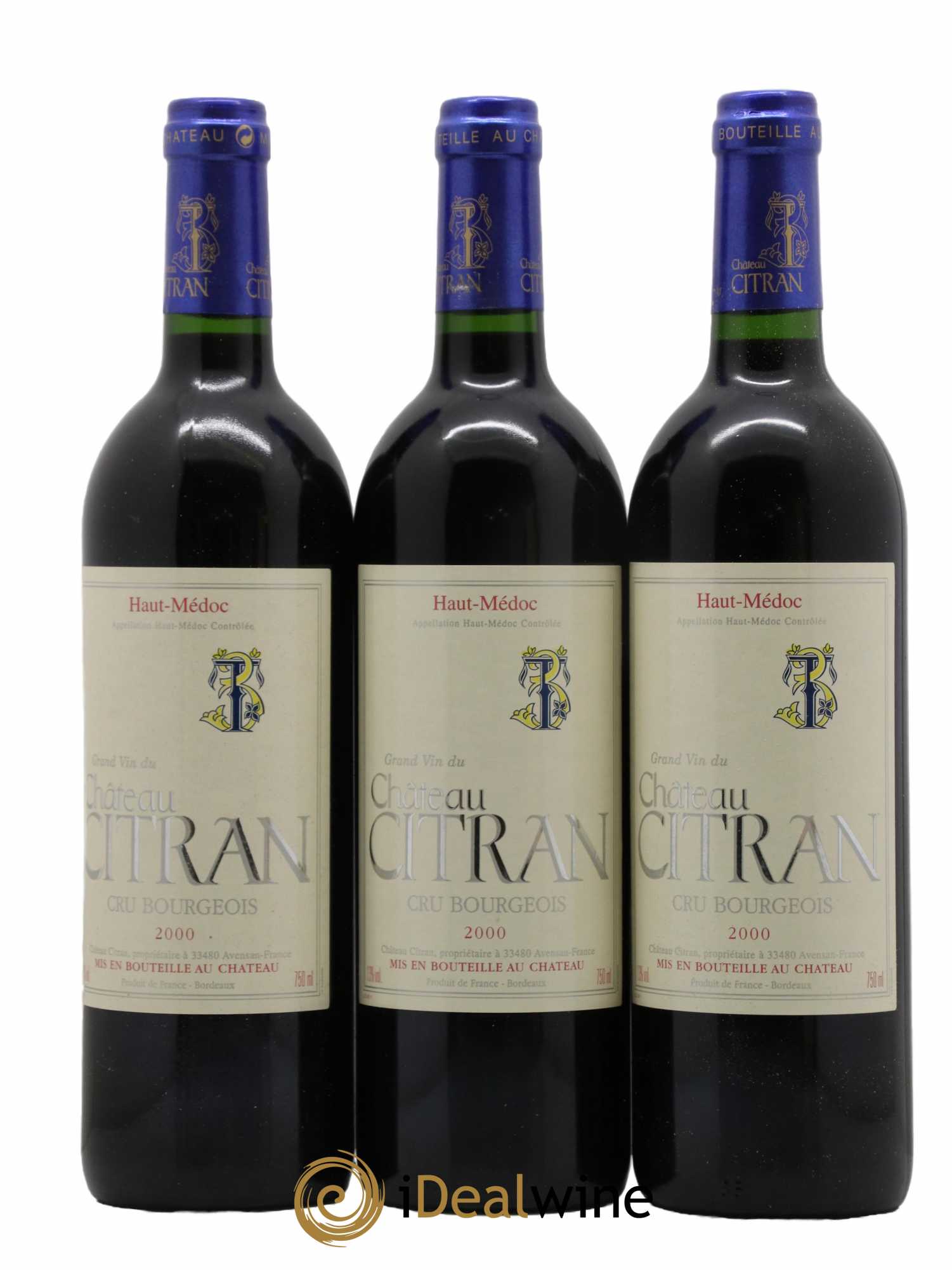 Château Citran Cru Bourgeois 2000 - Lot de 12 bouteilles - 4