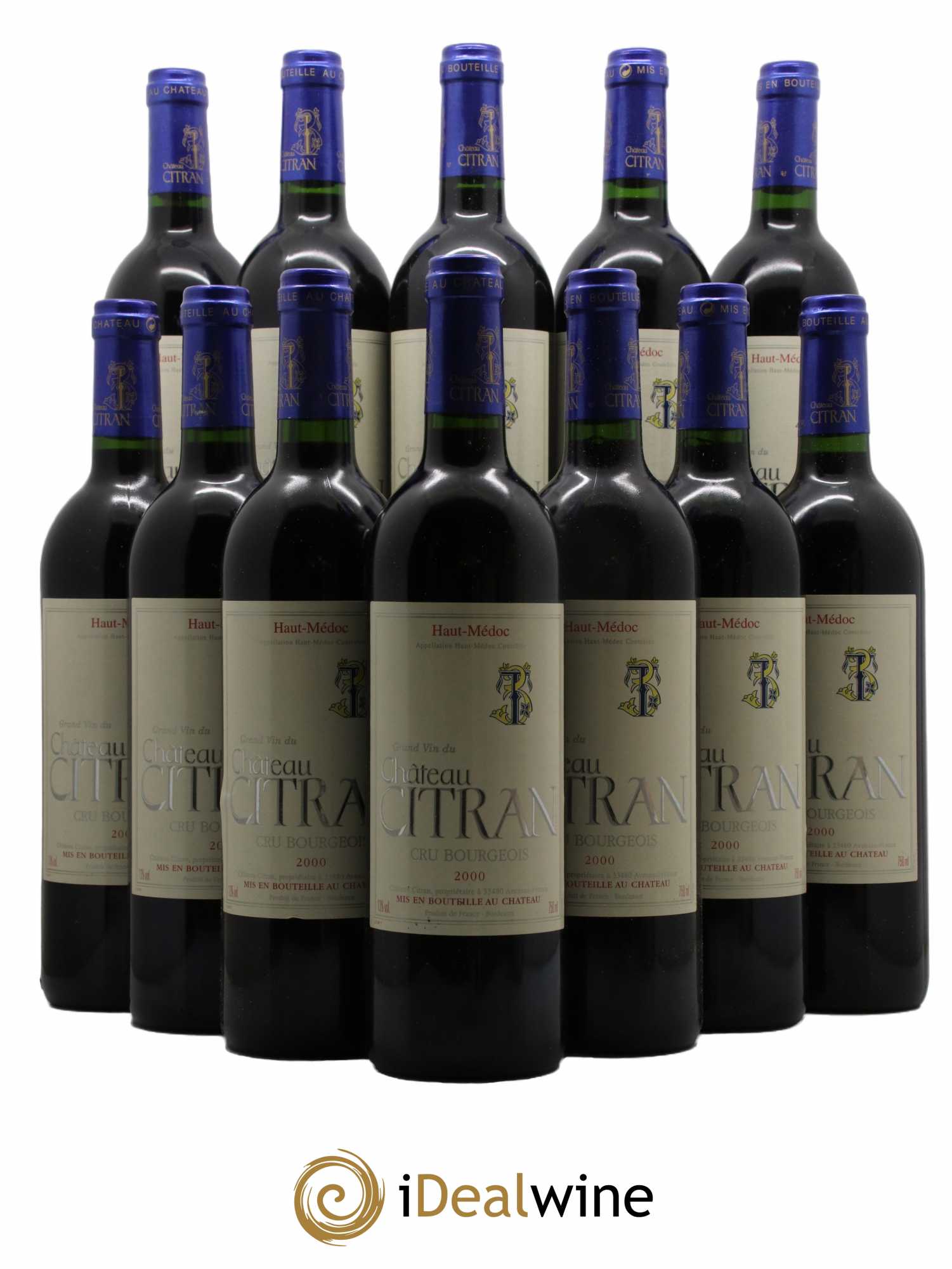 Château Citran Cru Bourgeois 2000 - Lot de 12 bouteilles - 0