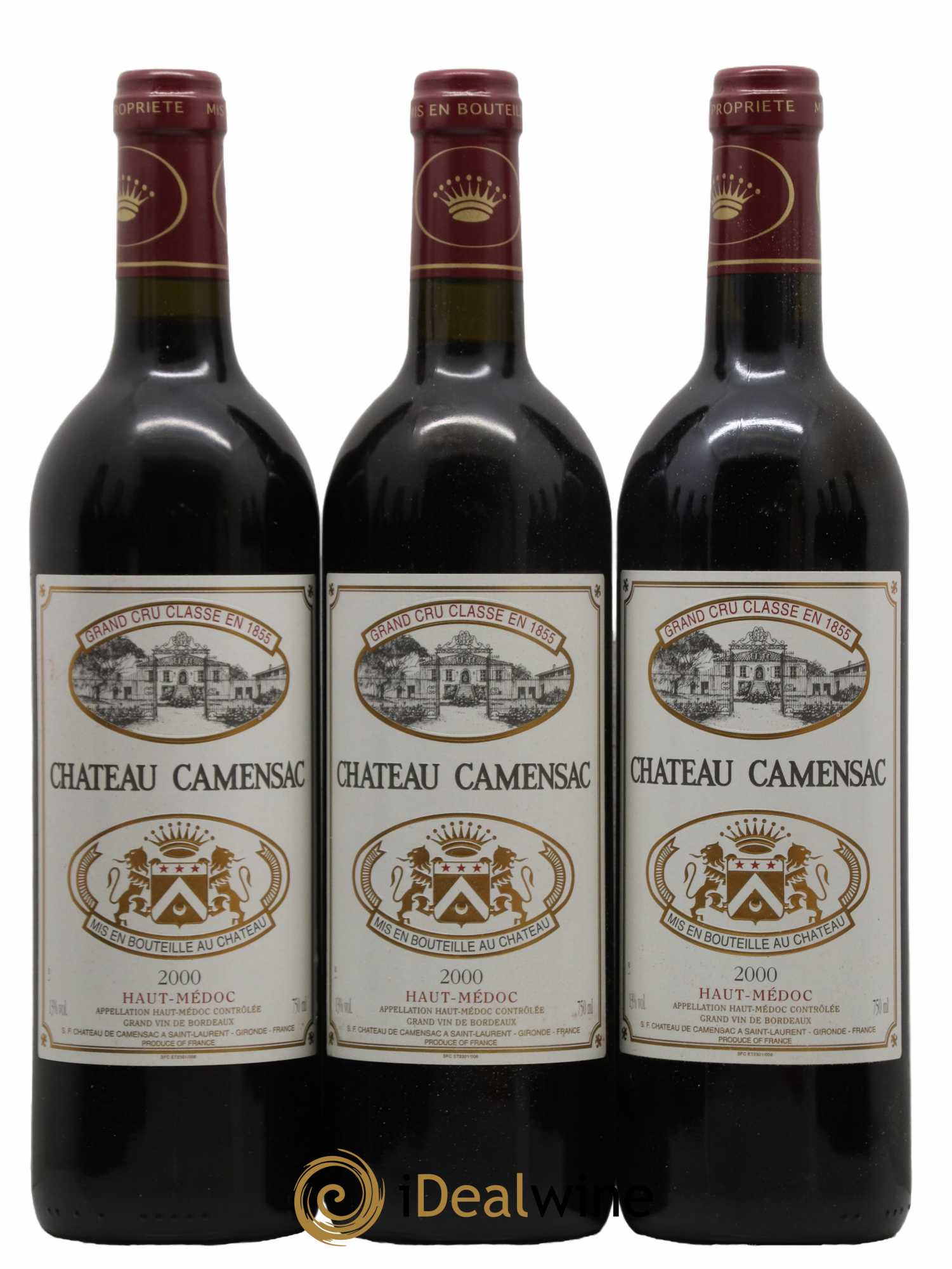 Château Camensac 5ème Grand Cru Classé 2000 - Lot de 12 bouteilles - 2