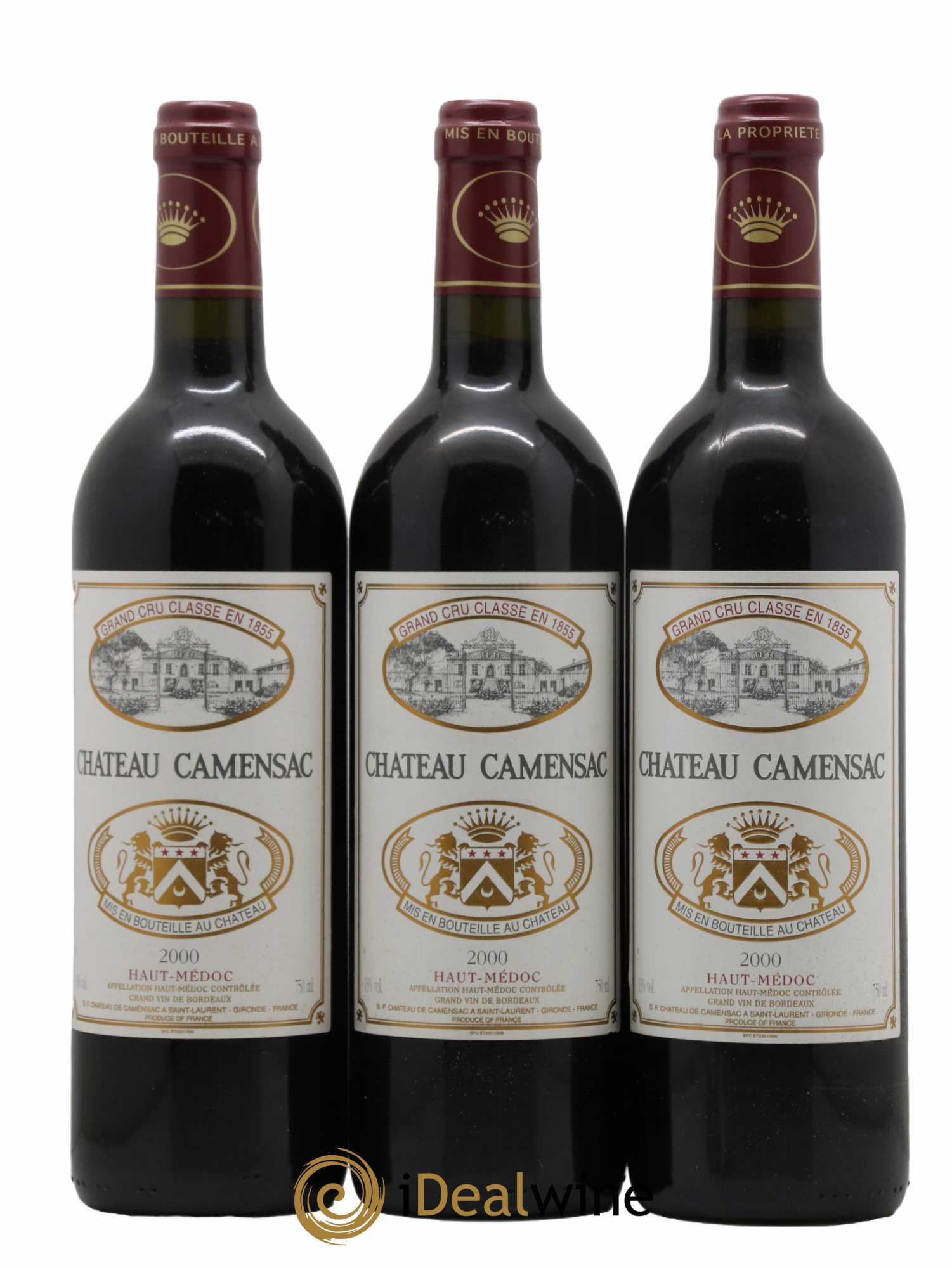 Château Camensac 5ème Grand Cru Classé 2000 - Lot de 12 bouteilles - 4