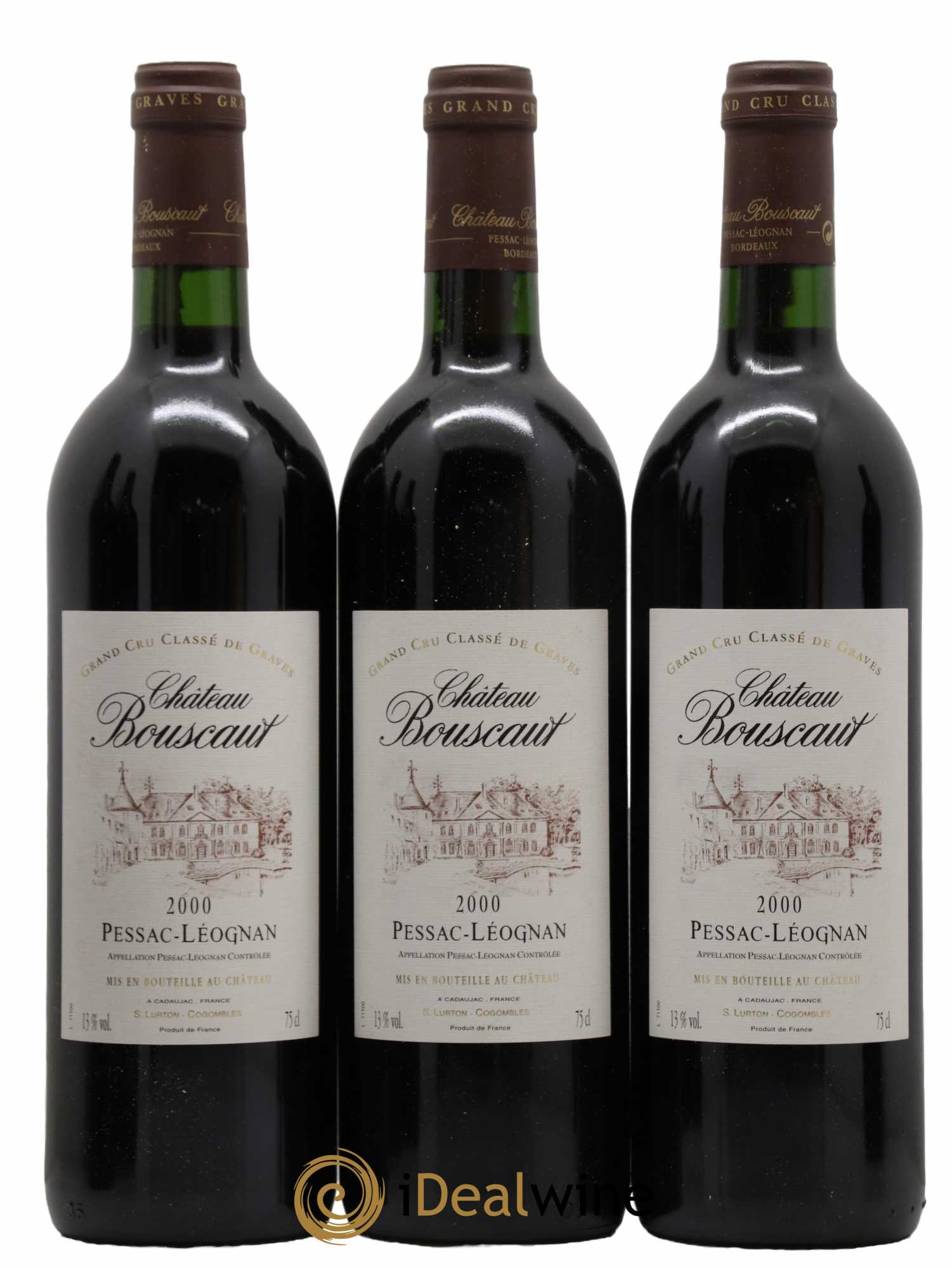 Château Bouscaut Cru Classé de Graves 2000 - Lot de 12 bouteilles - 3