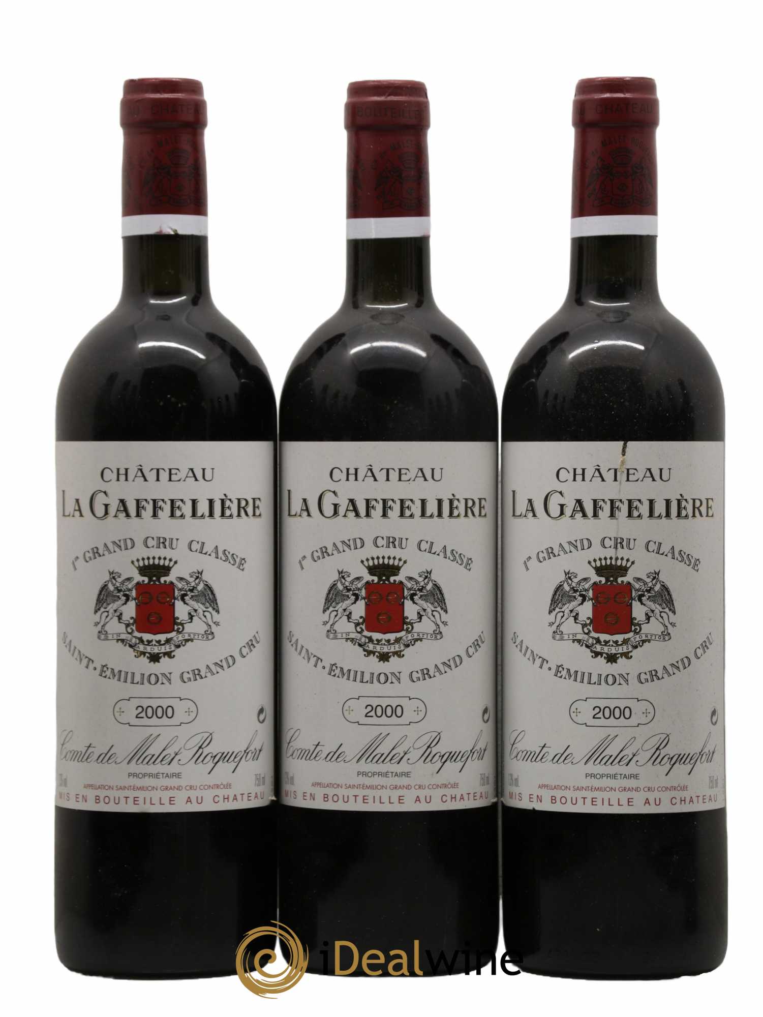 Château la Gaffelière 1er Grand Cru Classé B 2000 - Lot de 12 bouteilles - 1