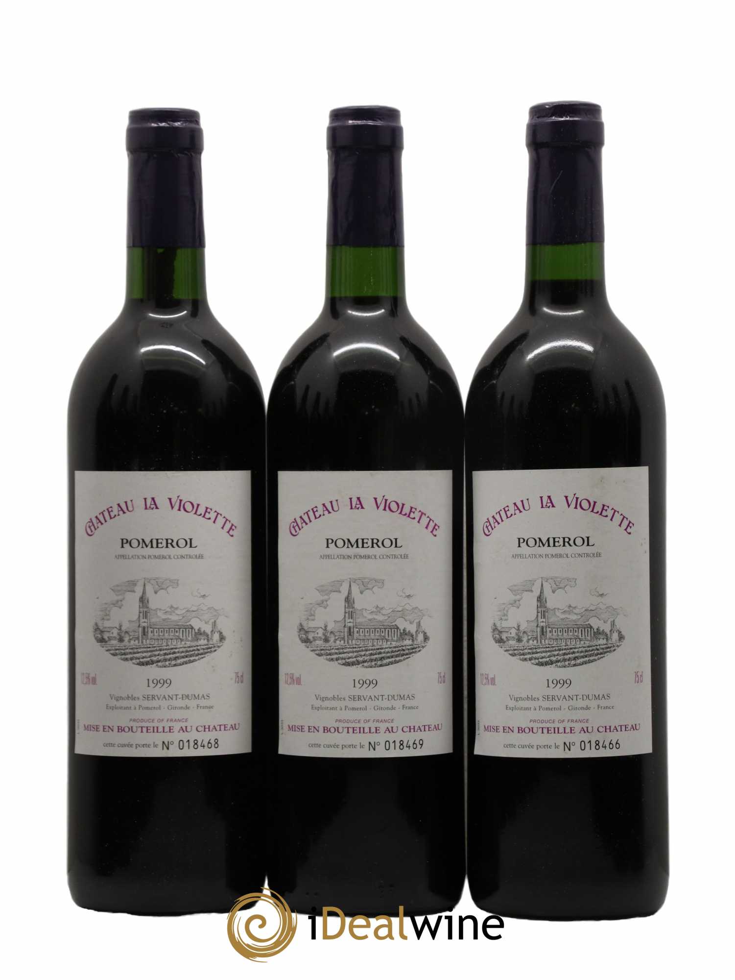 Château la Violette 1999 - Lot de 12 bouteilles - 1