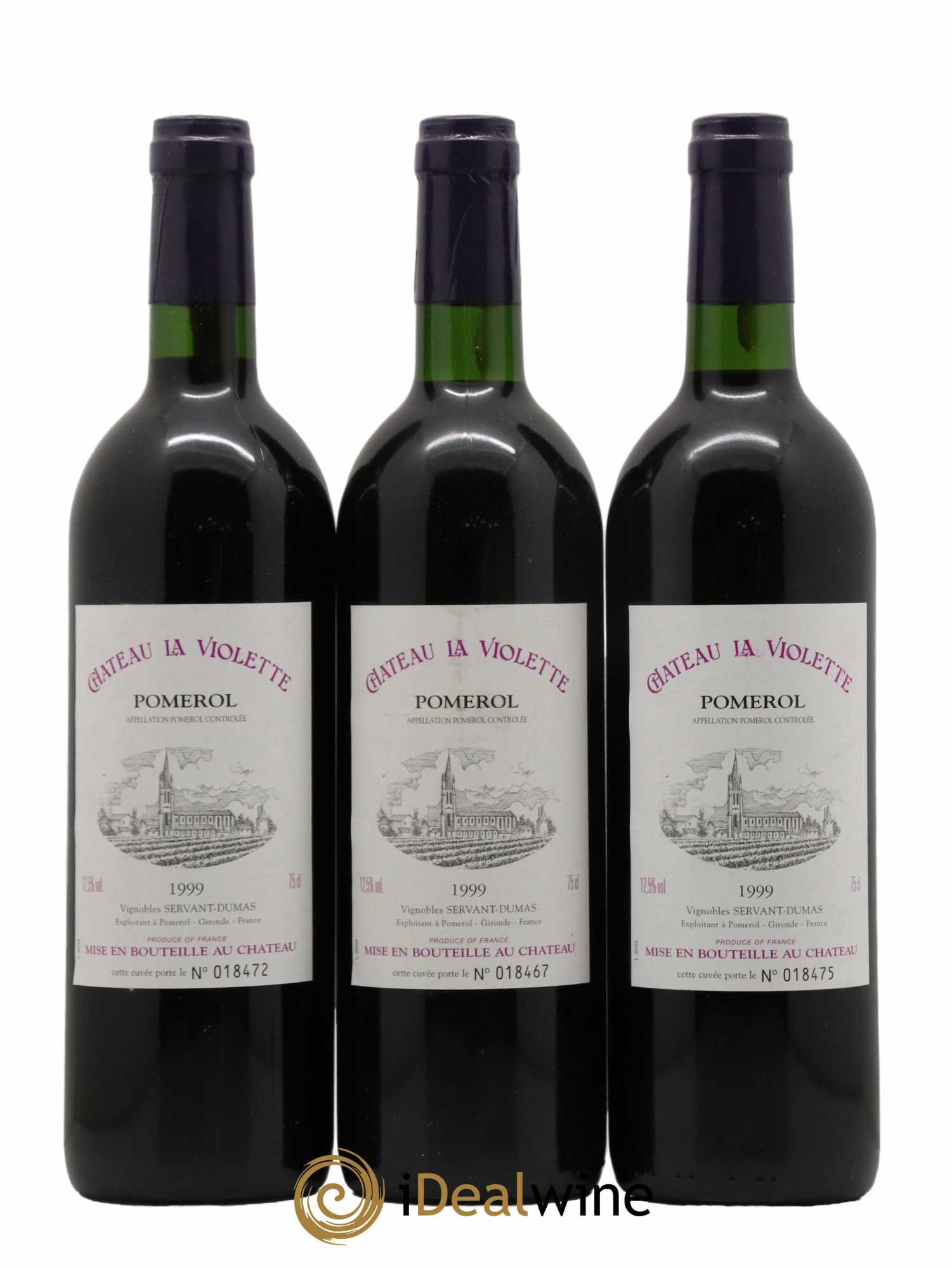 Château la Violette 1999 - Lot de 12 bouteilles - 4