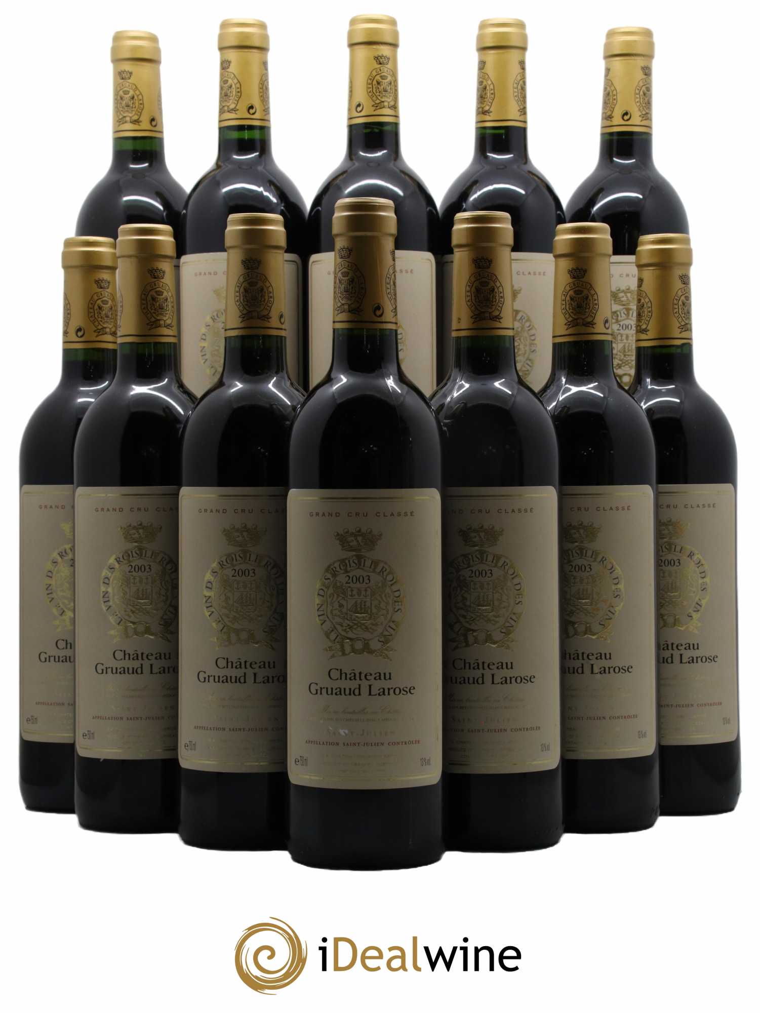 Château Gruaud Larose 2ème Grand Cru Classé 2003 - Lot de 12 bouteilles - 0