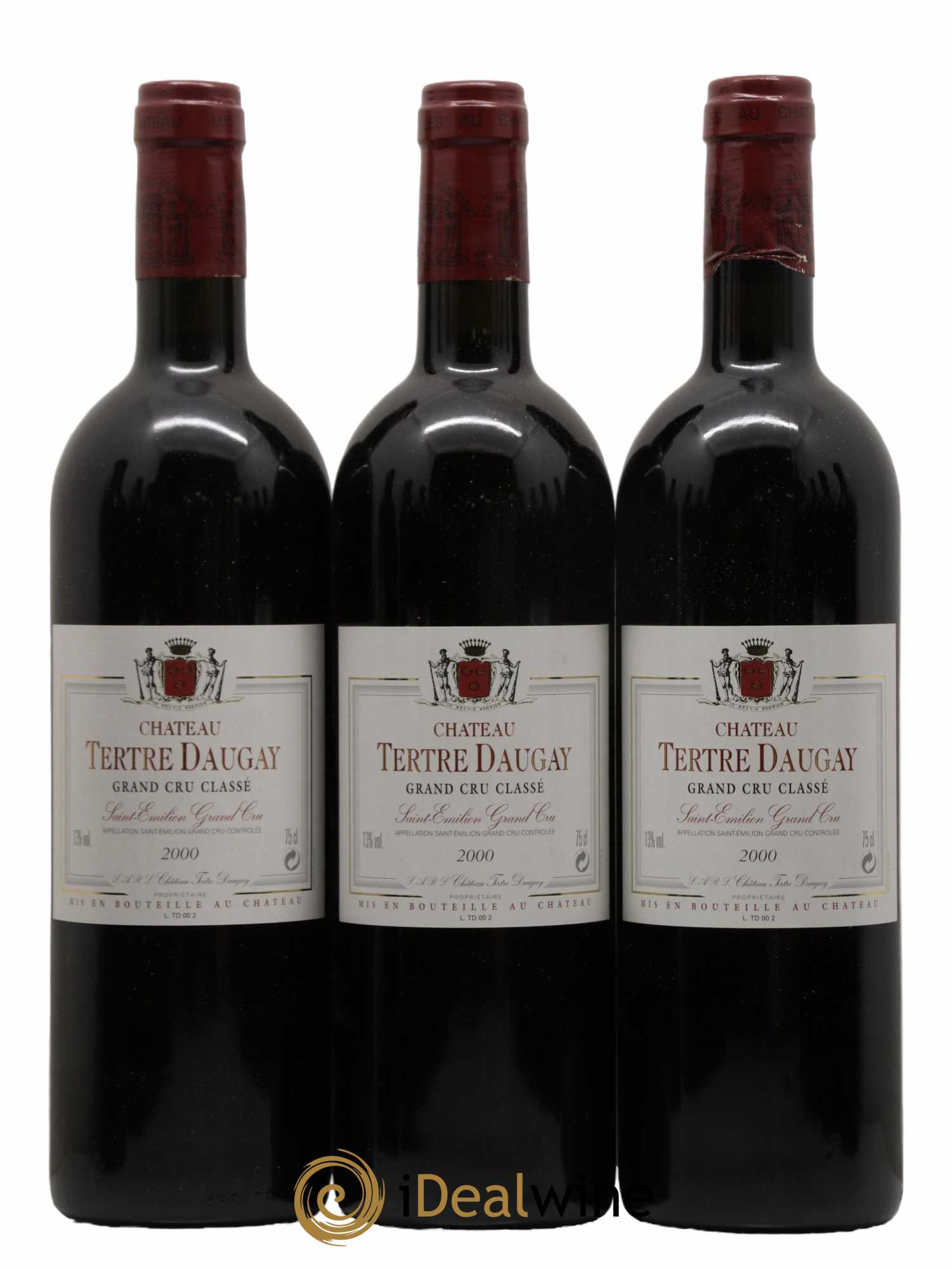 Château Tertre Daugay Grand Cru Classé 2000 - Lot de 12 bouteilles - 1