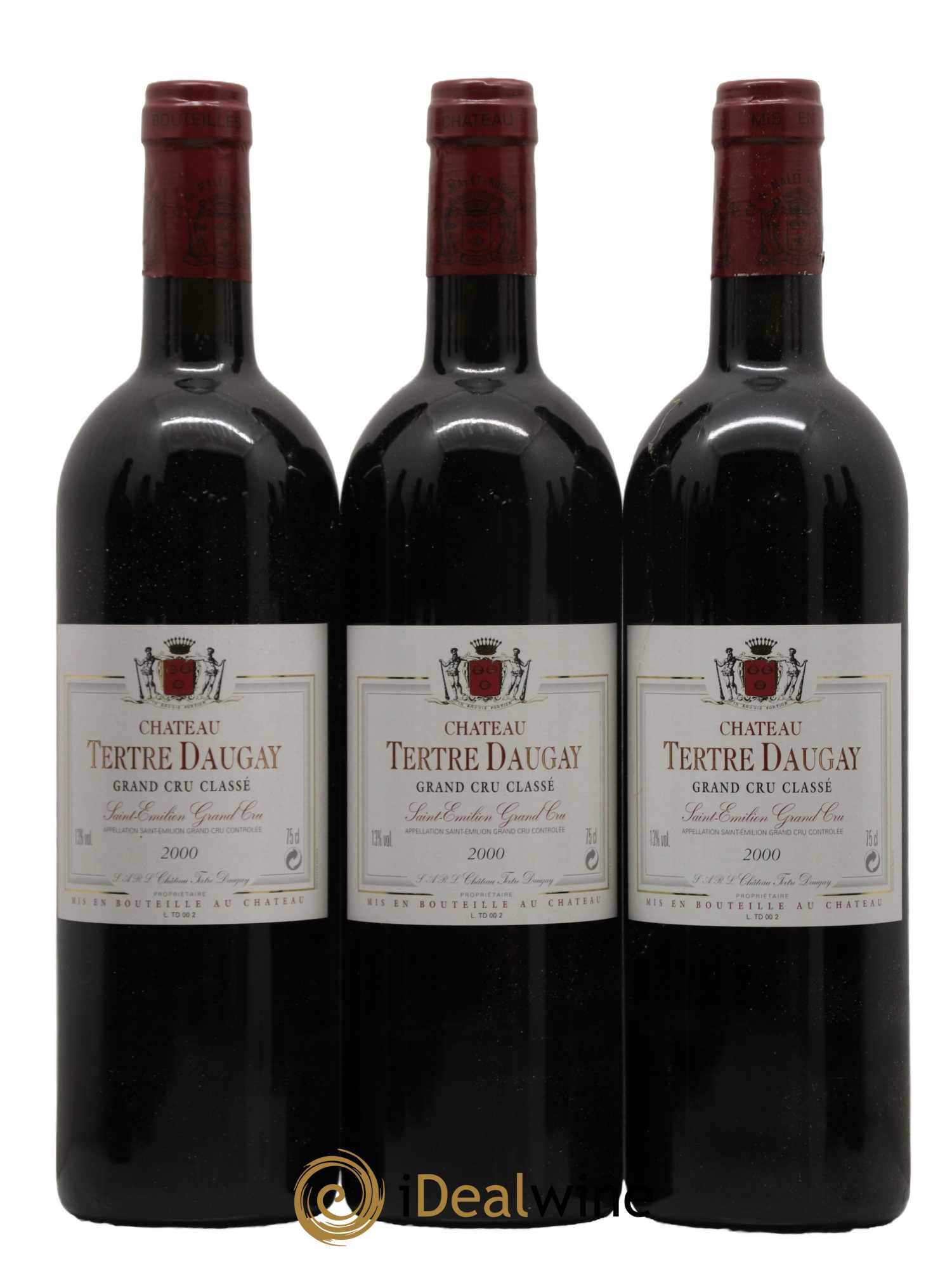 Château Tertre Daugay Grand Cru Classé 2000 - Lot de 12 bouteilles - 2