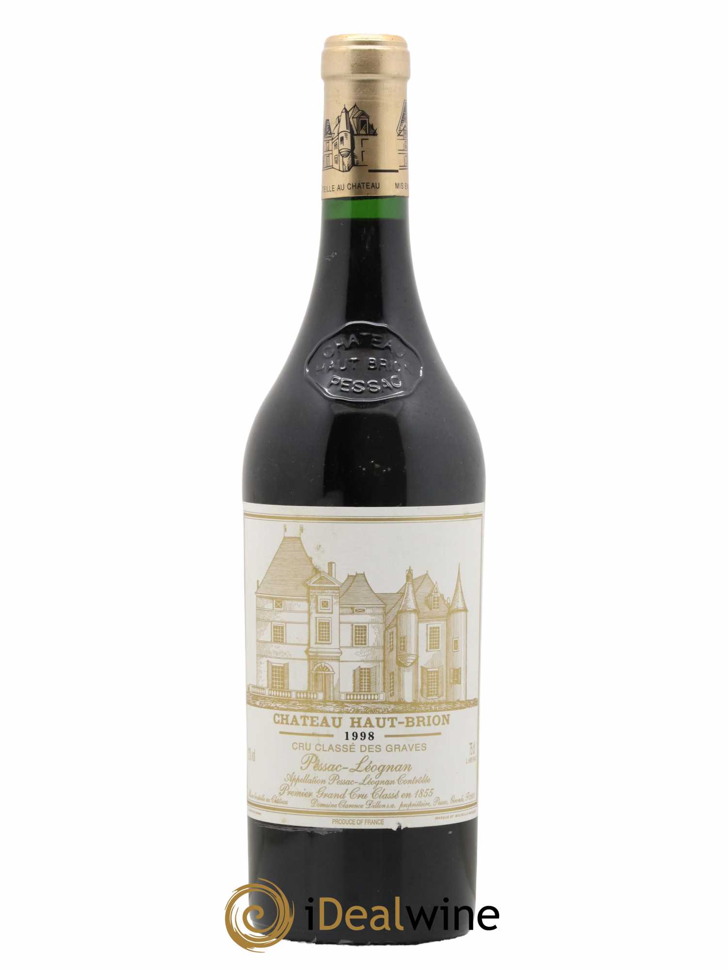 Château Haut Brion 1er Grand Cru Classé 1998 - Lot de 1 bouteille - 0