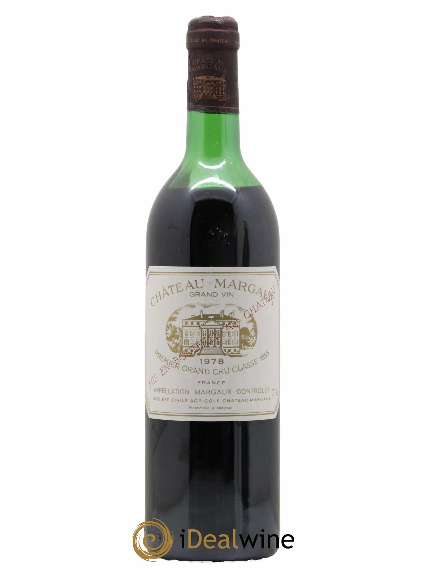 Château Margaux 1er Grand Cru Classé 1978 - Lot de 1 bouteille - 0