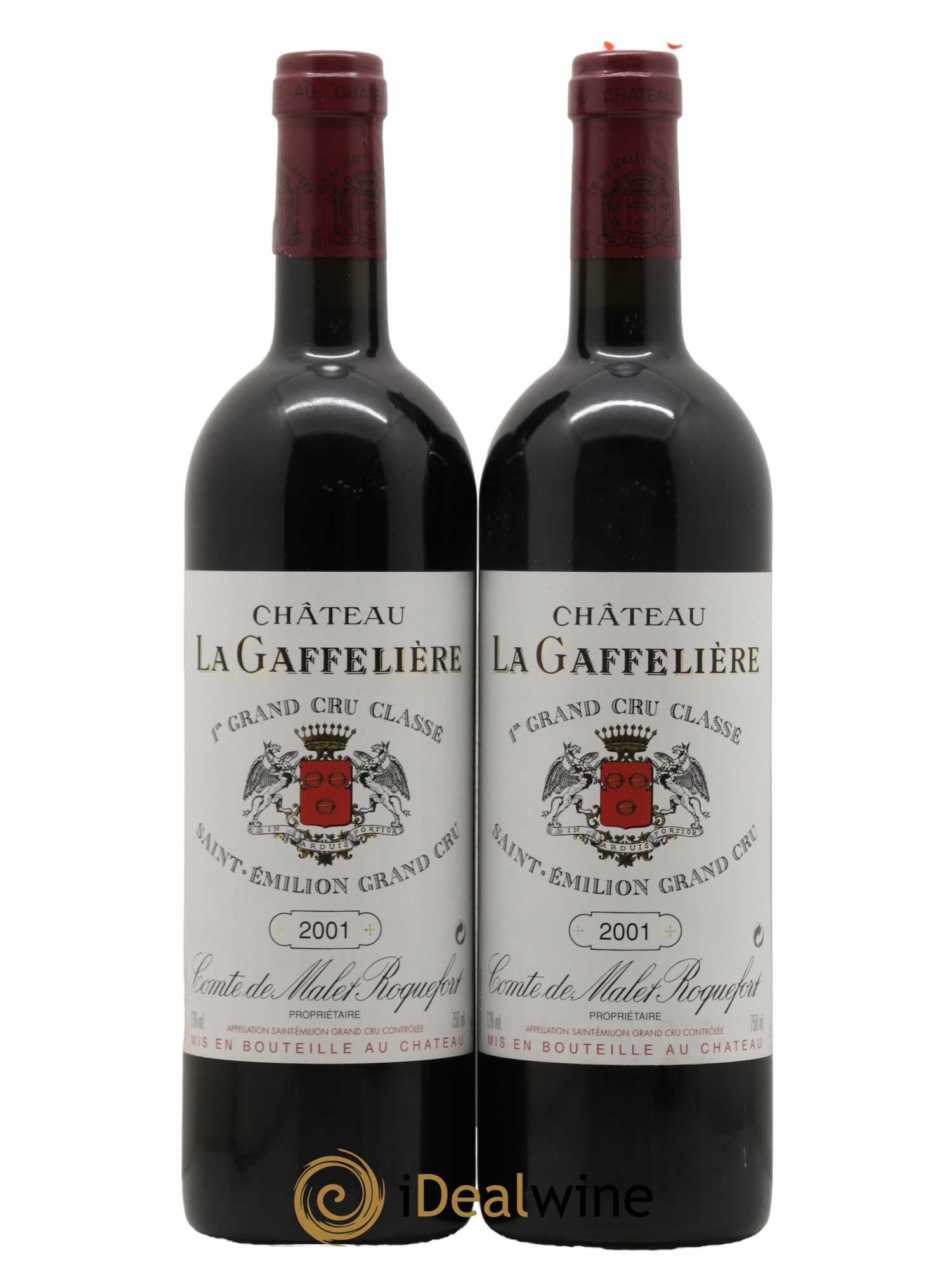 Château la Gaffelière 1er Grand Cru Classé B 2001 - Lot de 2 bouteilles - 0