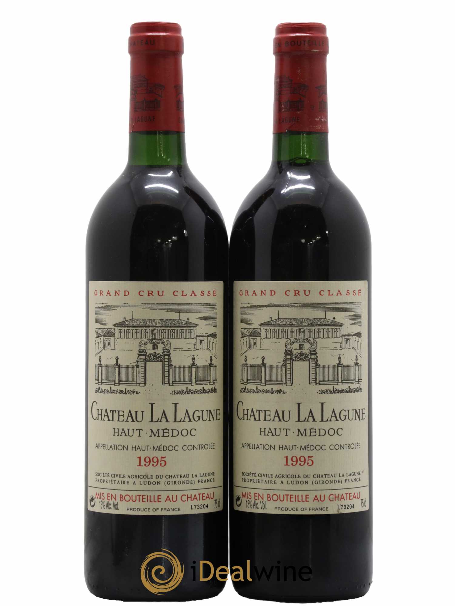 Château la Lagune 3ème Grand Cru Classé 1995 - Lot of 2 bottles - 0