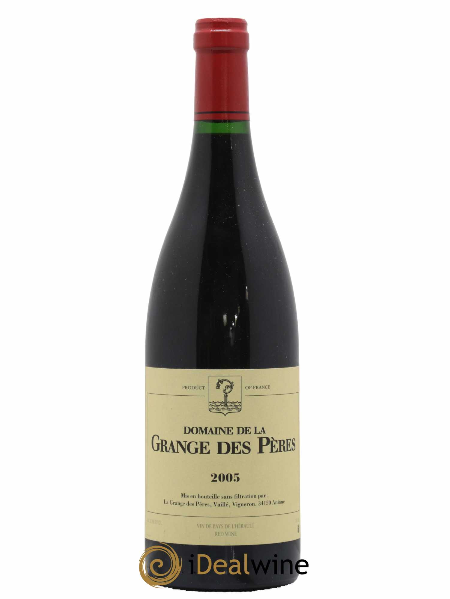 Pays d'Hérault Grange des Pères Laurent Vaillé 2005 - Lot de 1 bouteille - 0
