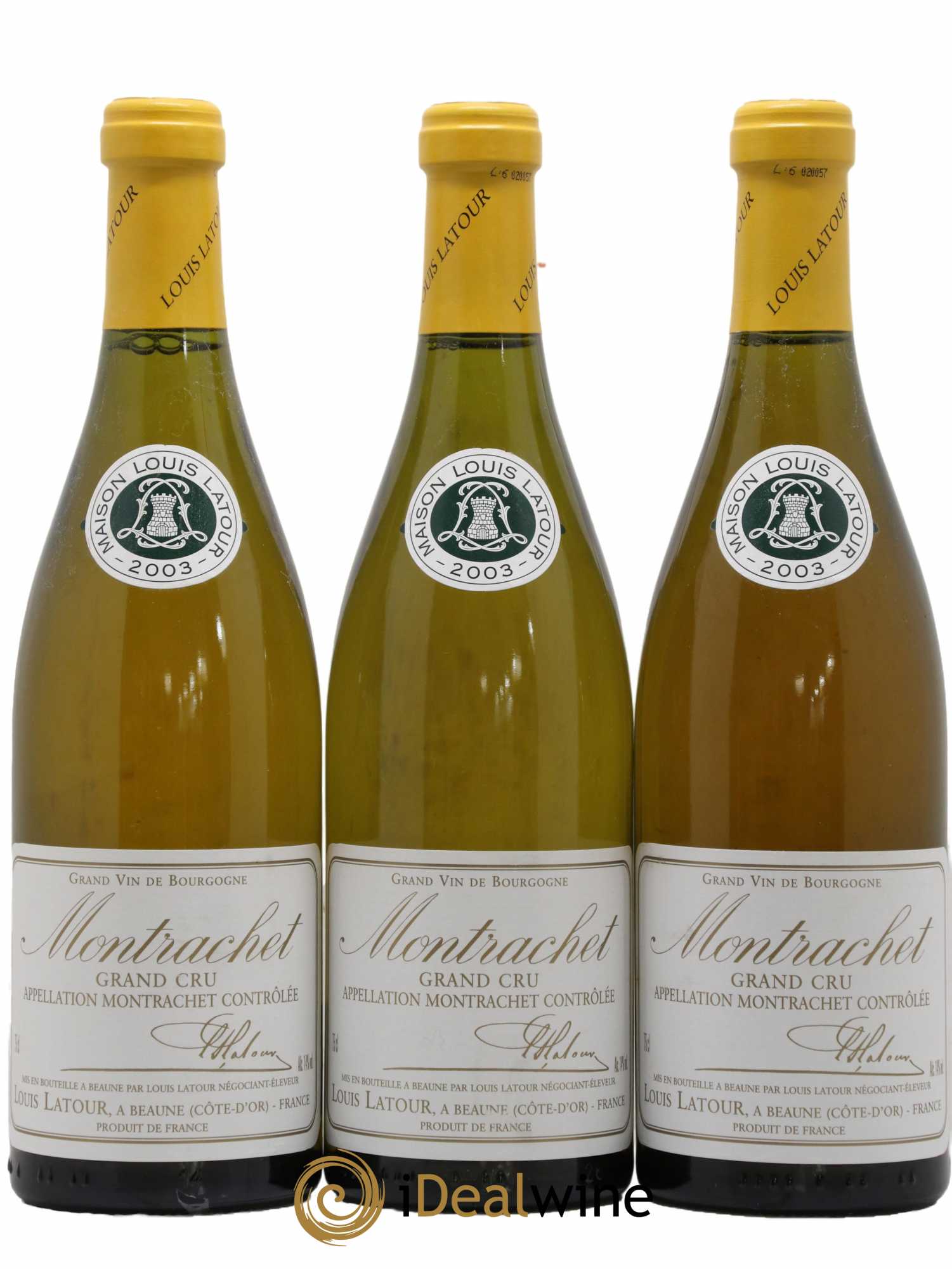 Montrachet Grand Cru Louis Latour 2003 - Lotto di 3 bottiglie - 0