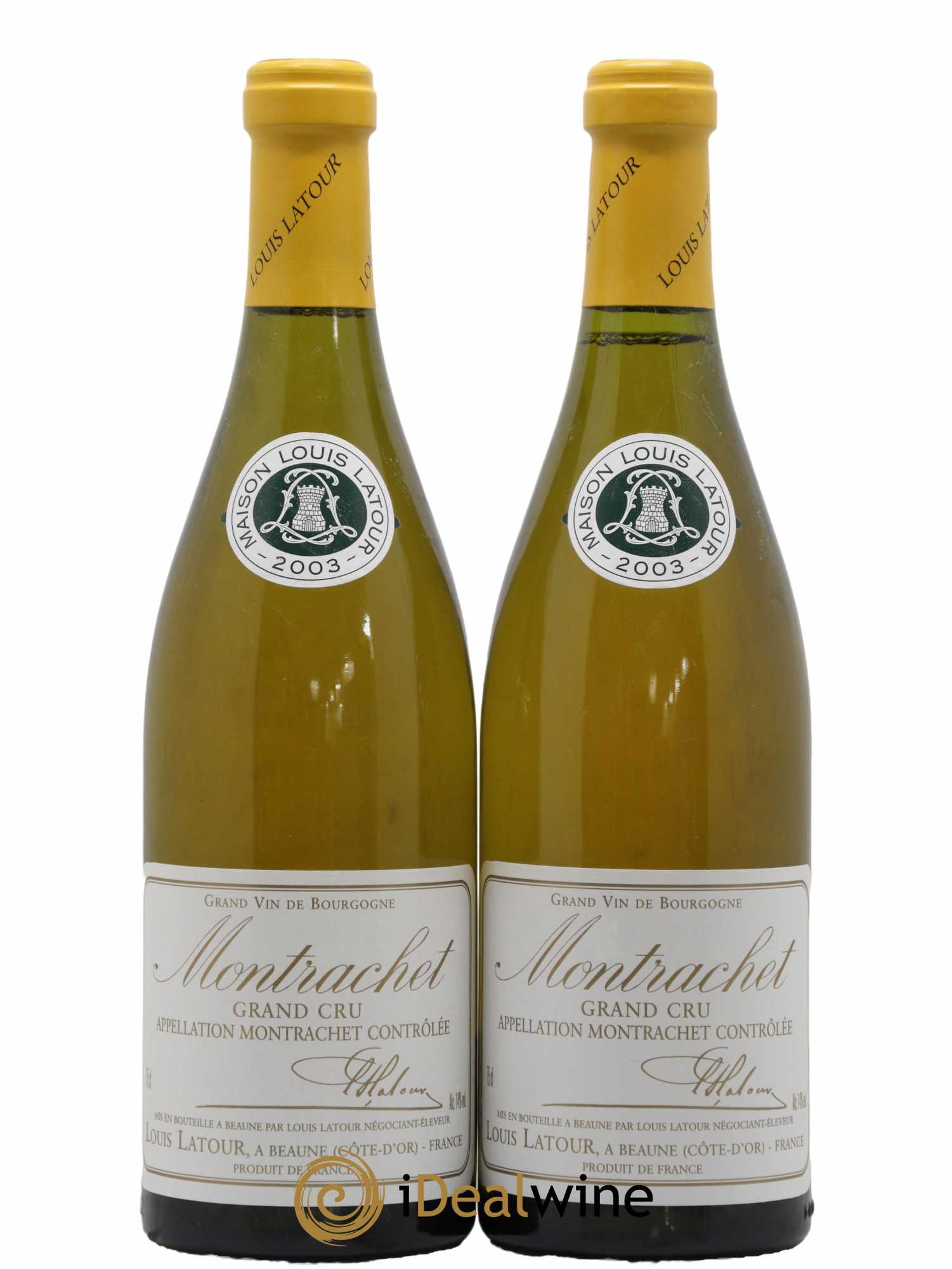 Montrachet Grand Cru Louis Latour 2003 - Lot de 2 bouteilles - 0