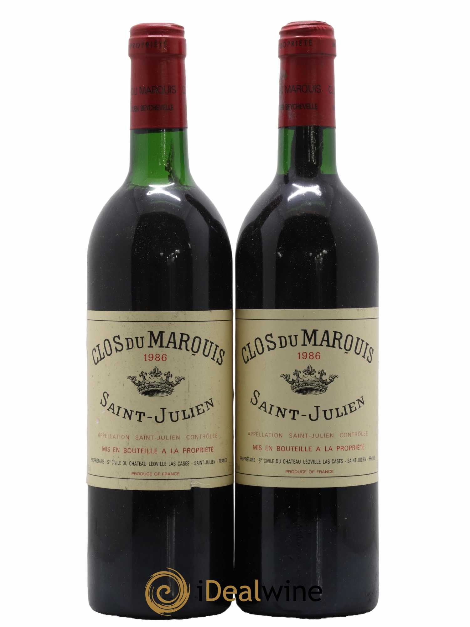 Clos du Marquis 1986 - Lot de 2 bouteilles - 0