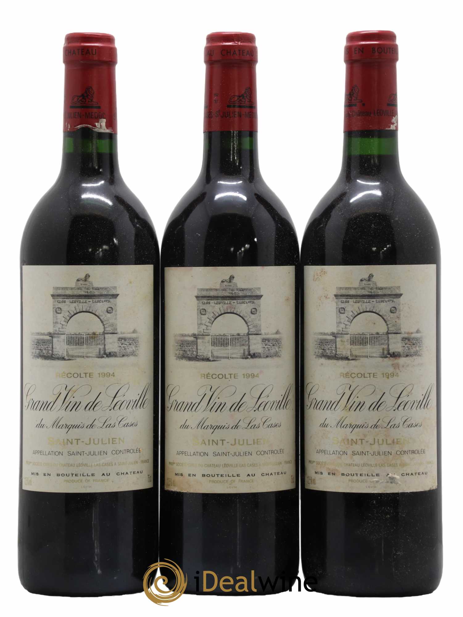 Château Léoville Las Cases 2ème Grand Cru Classé 1994 - Lot de 3 bouteilles - 0