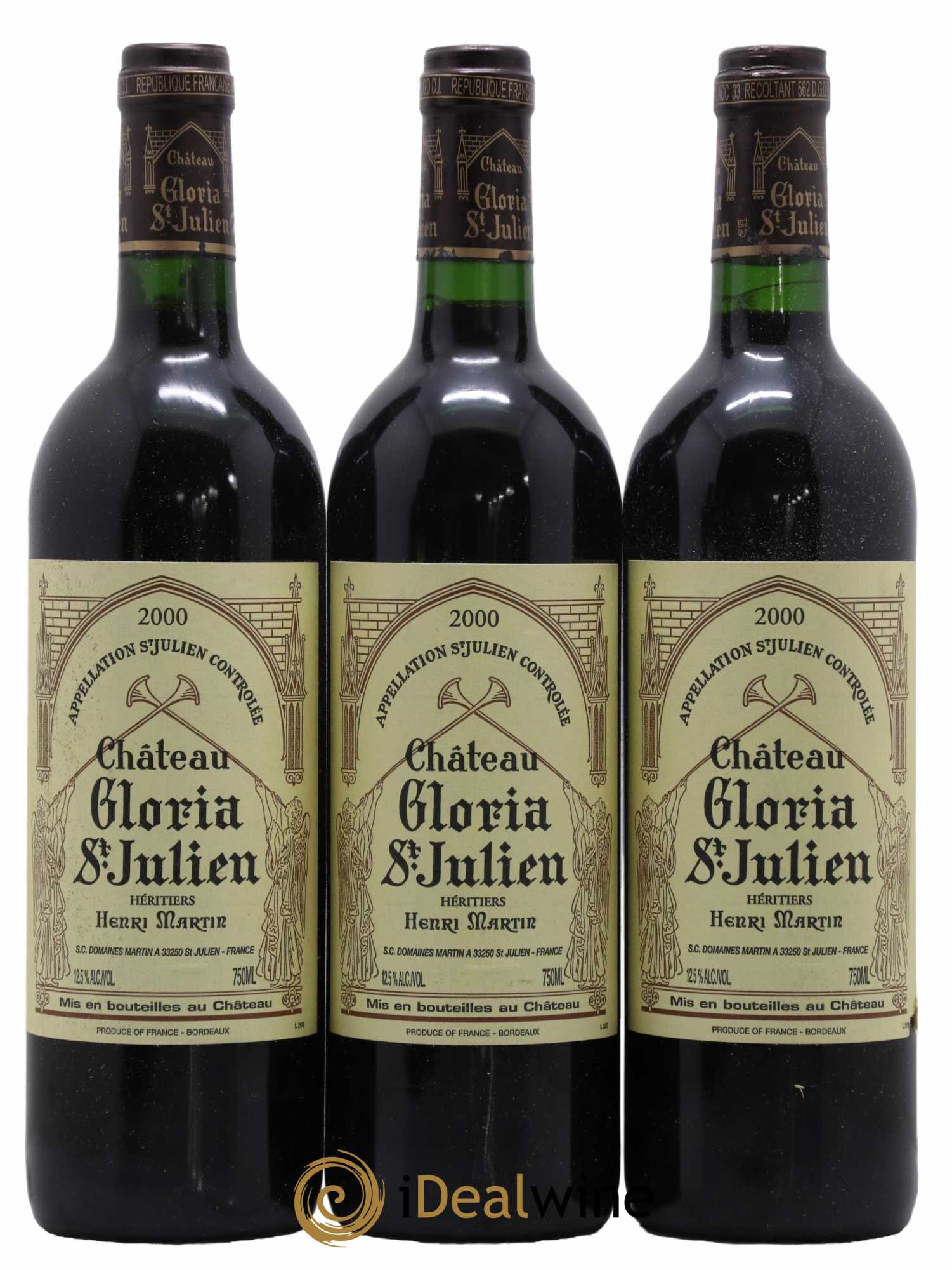 Château Gloria 2000 - Lot de 6 bouteilles - 1