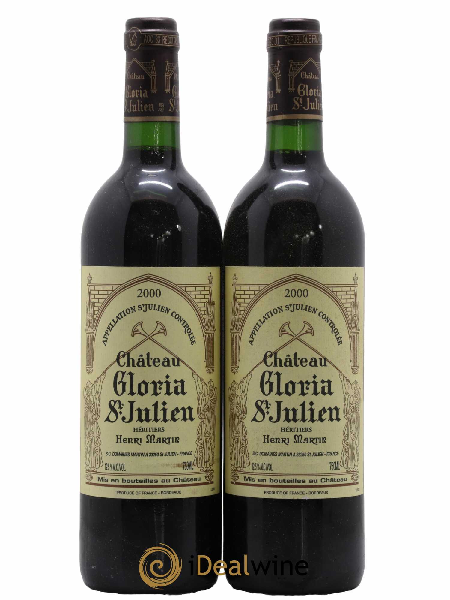 Château Gloria 2000 - Posten von 2 Flaschen - 0