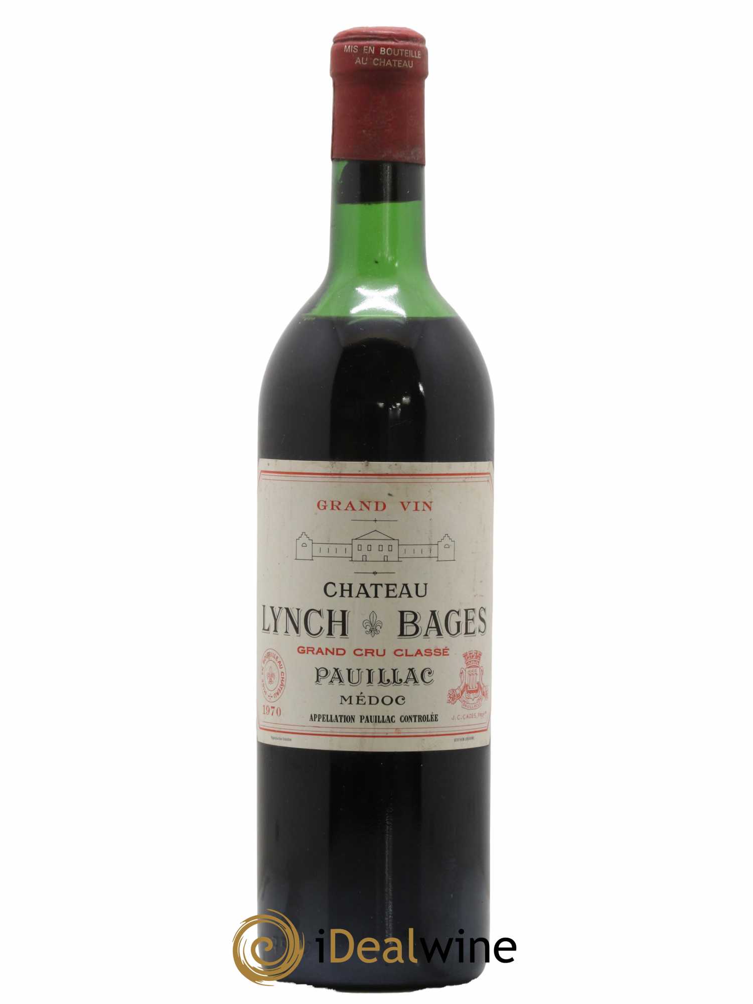 Château Lynch Bages 5ème Grand Cru Classé 1970 - Lot de 1 bouteille - 0