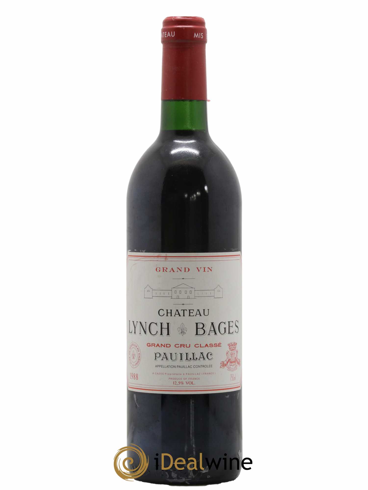 Château Lynch Bages 5ème Grand Cru Classé 1988 - Lot de 1 bouteille - 0